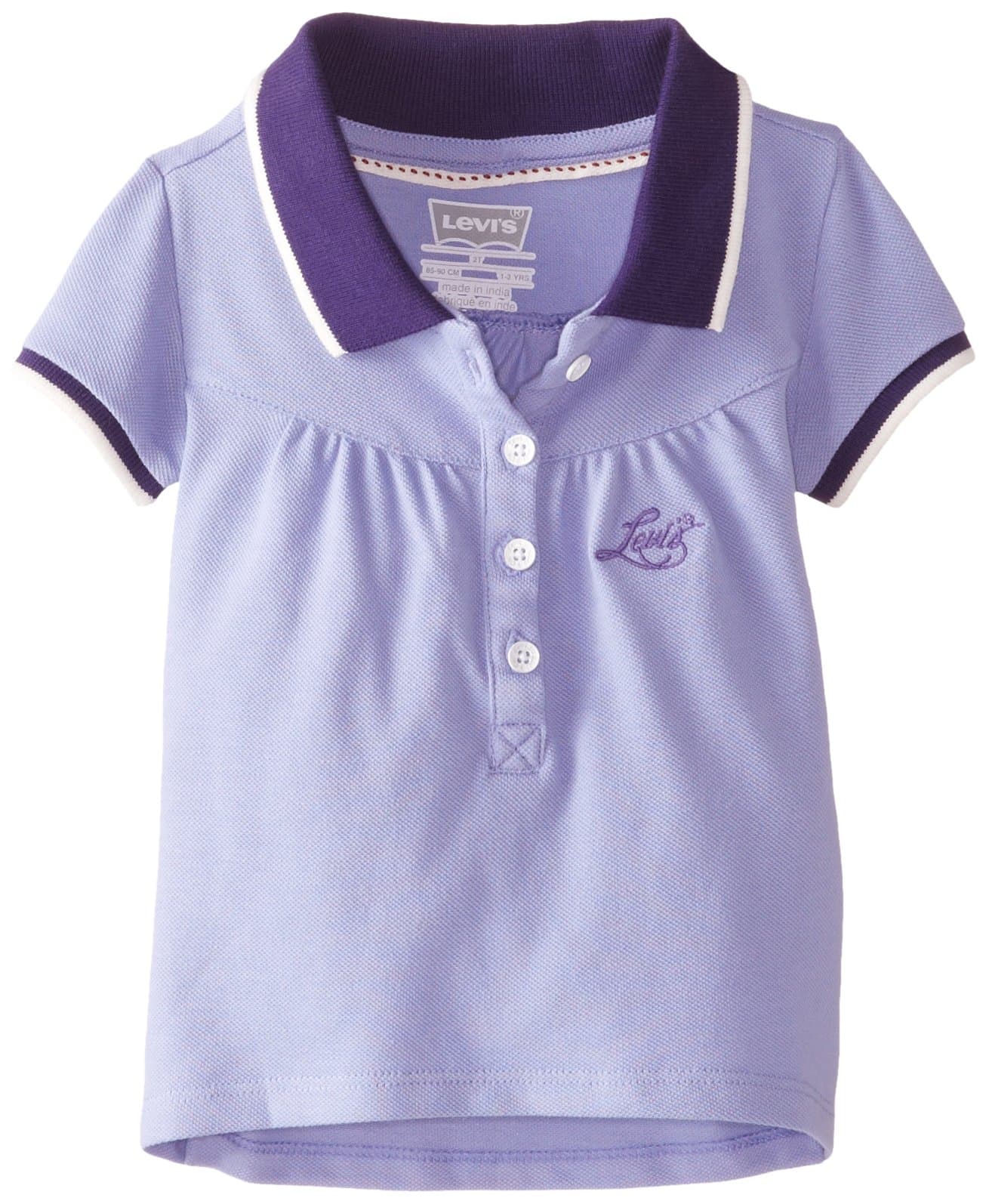 Levi's Little Girls' Polo with Pleats