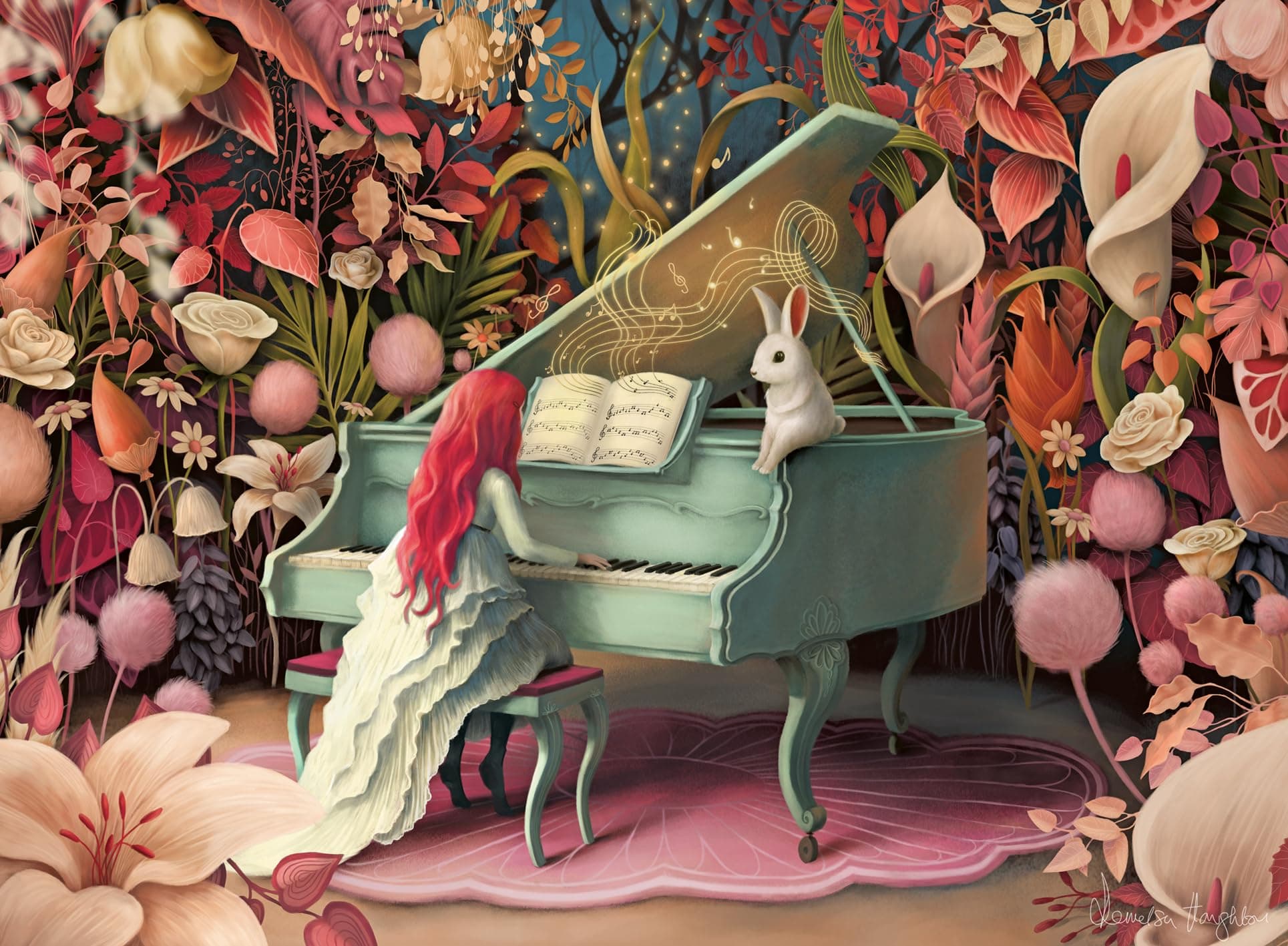 Rabbit Recital 500 Piece Jigsaw Puzzle for Adults and Kids Age 10 Years Up