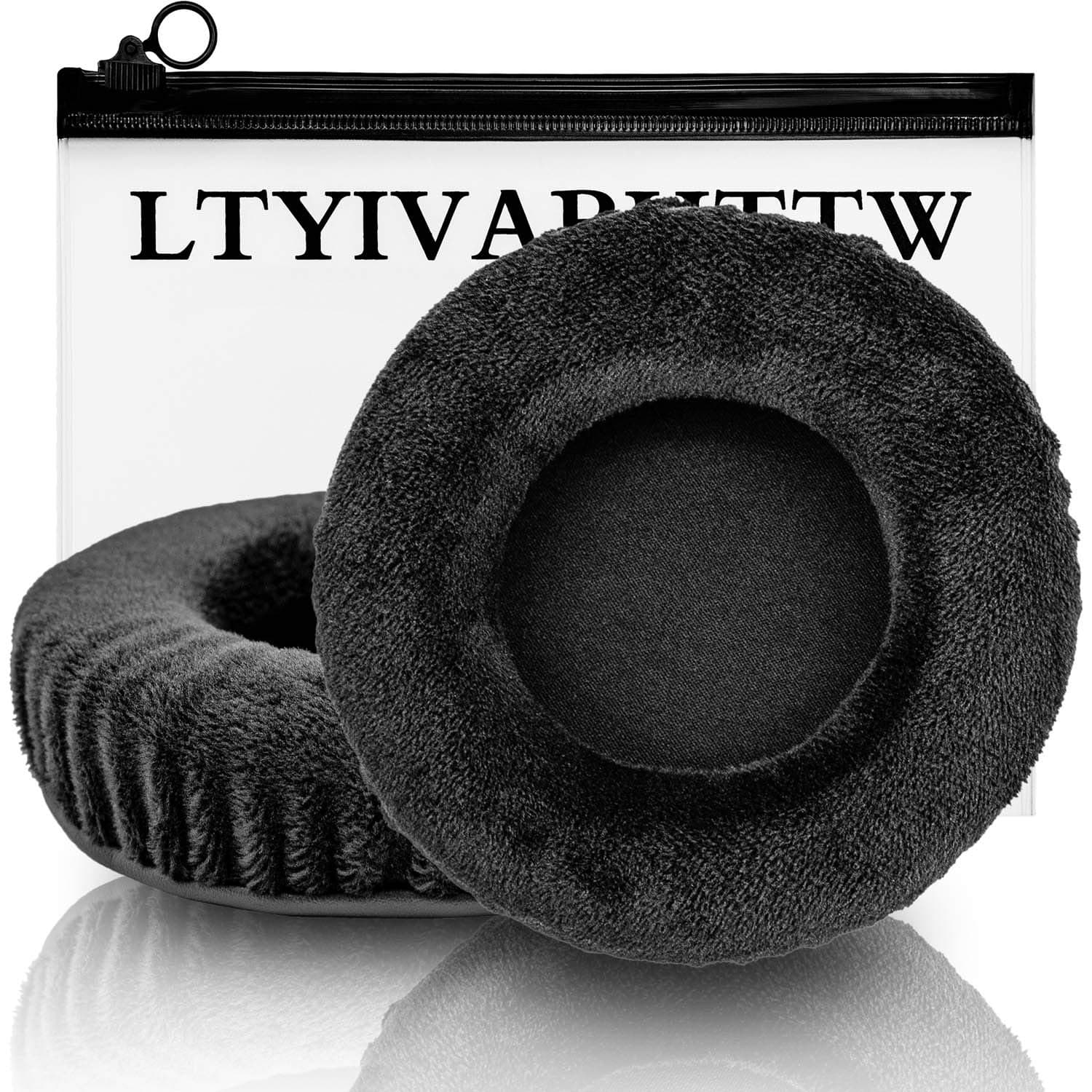 Replacement Ear Pads Compatible Superlux HD668B, Samson SR850s, JVC HARX700, AKG K 240/K550/K553 Pro/MK2/MK1/K551, Audio Technica ATH-AD1000X, HE-400I, M1060 Headphone Velvet 110mm