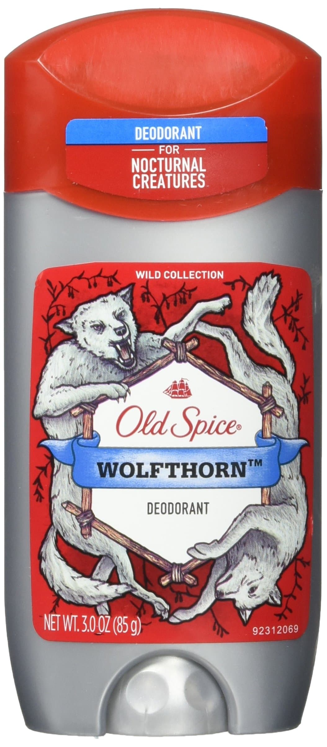 (2 Pack) Old Spice Wild Collection - Wolfthorn Scent - Men's Deodorant - 3 Oz