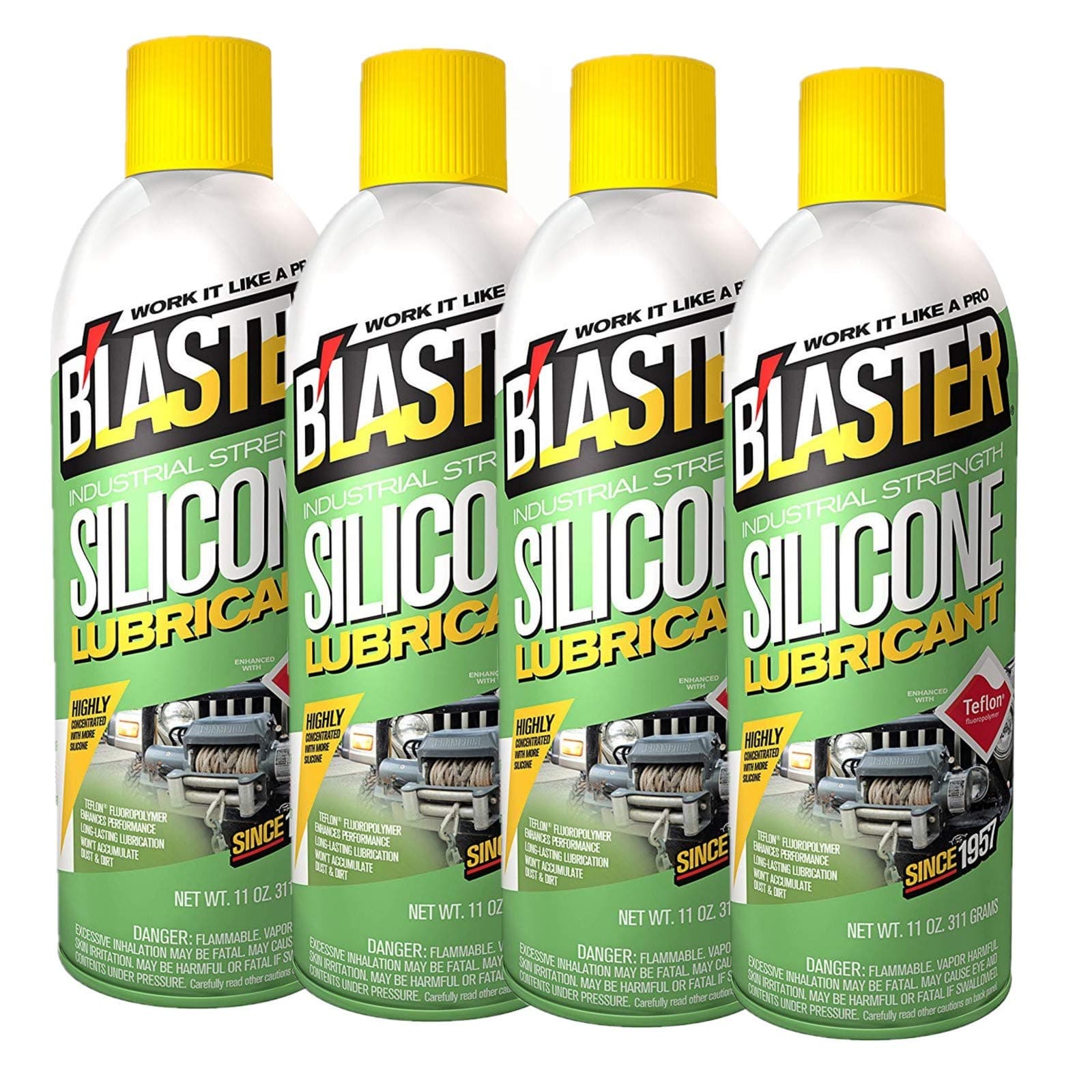 Silicone Lubricant 11 oz. Can (Pack of 4)