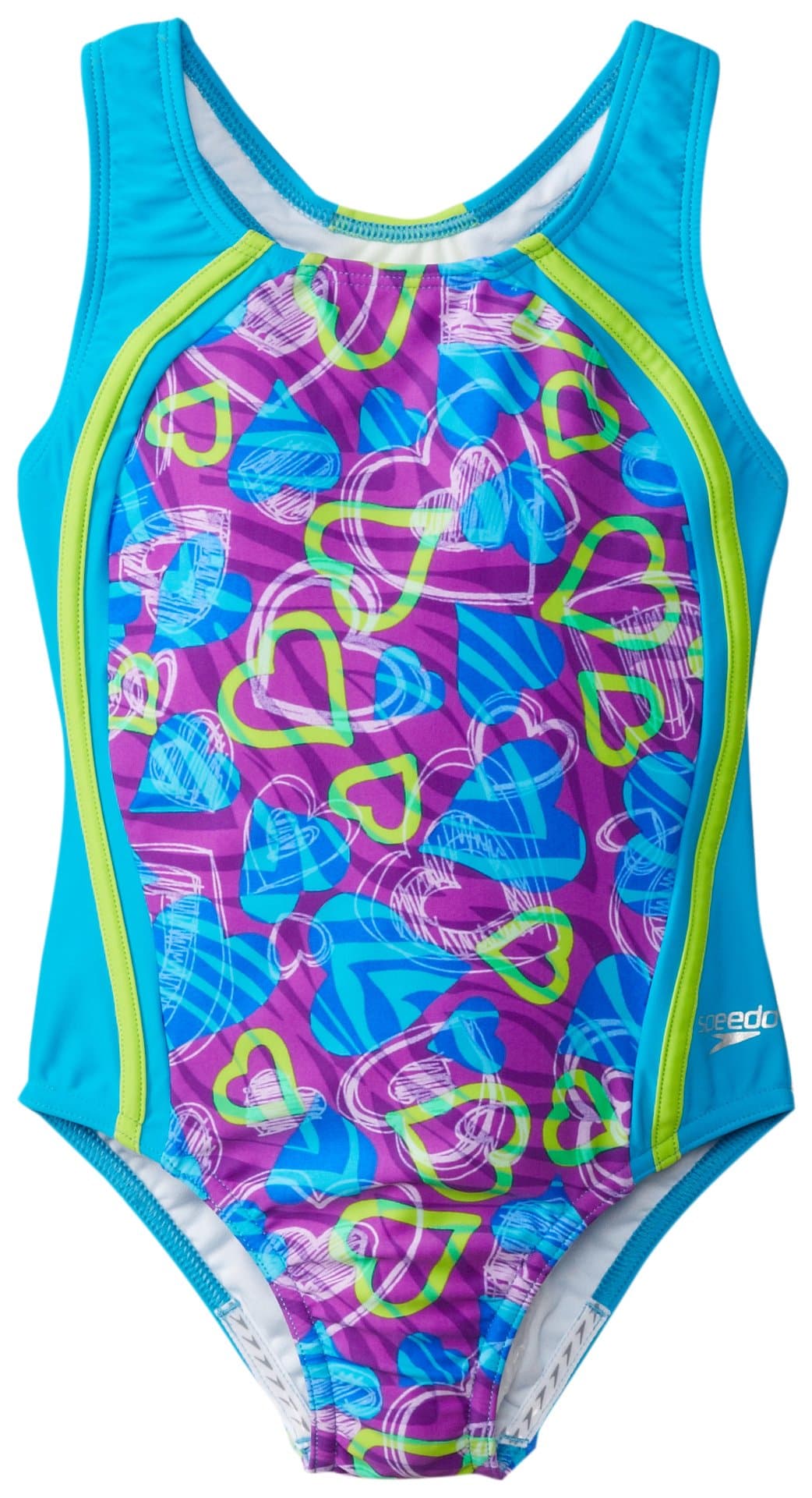 Speedo Big Girls' Dynamic Love Sport Splice One Piece Swimsuit