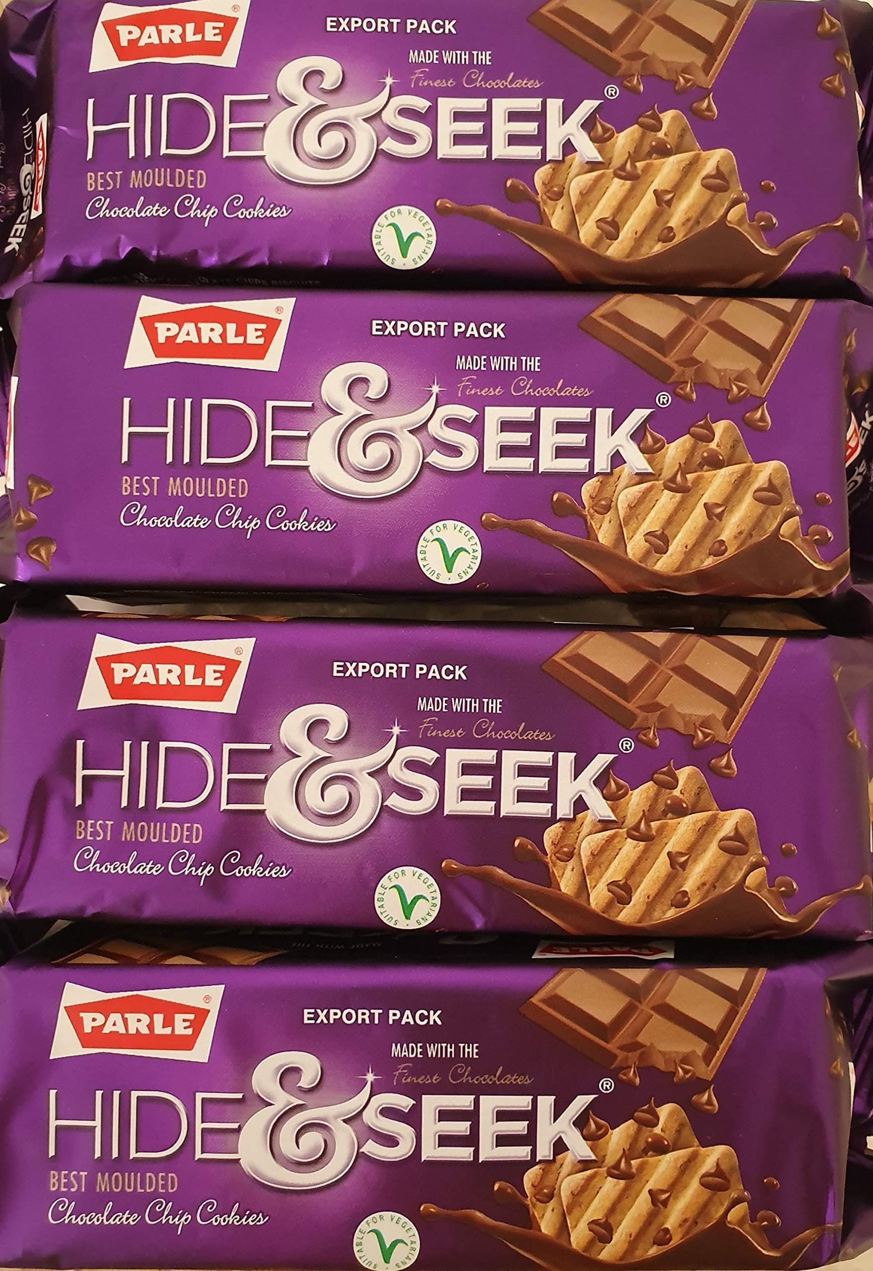 Hide & Seek Chocolate Chip Cookies (Pack of 4)