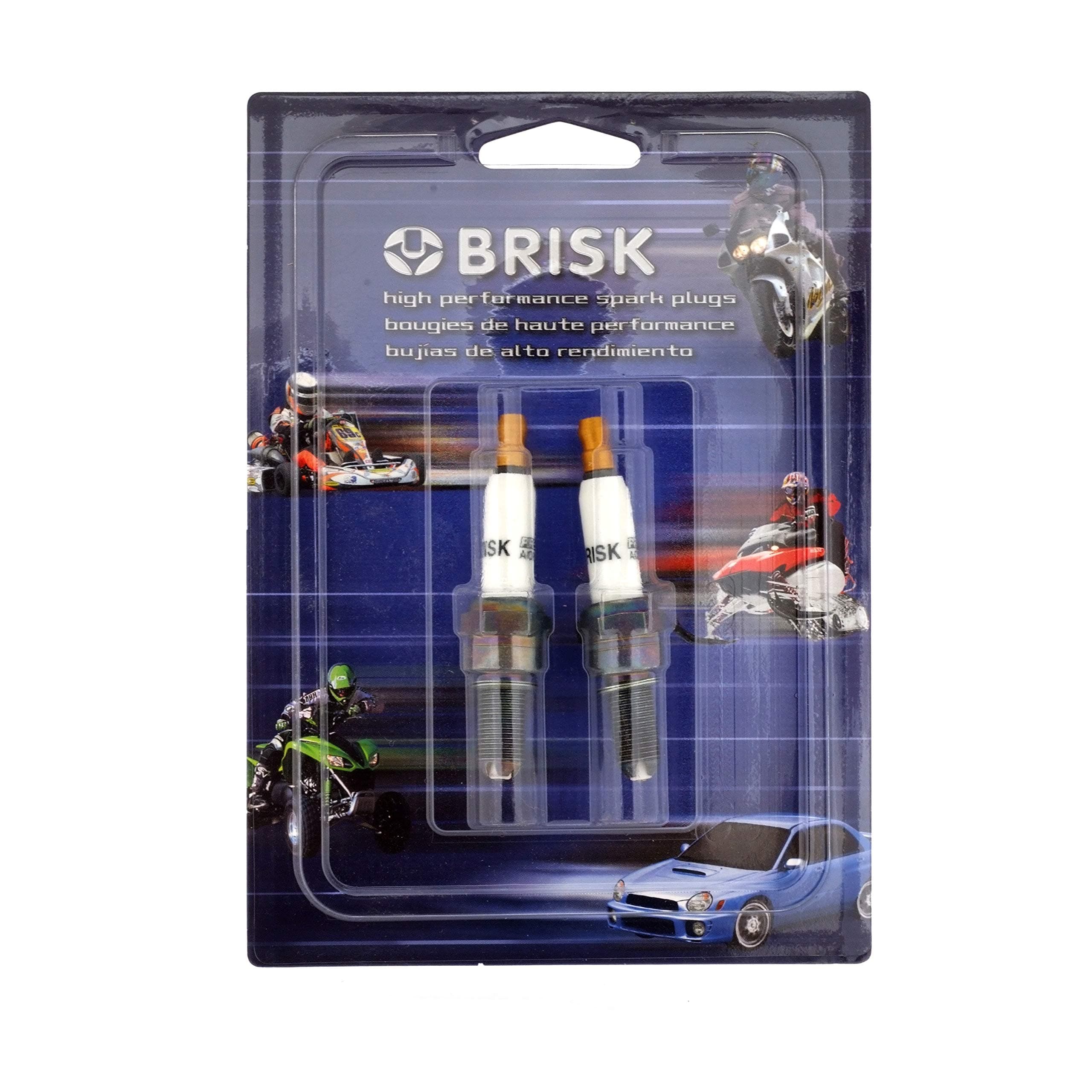 Brisk Premium Spark Plugs 2 pack - AOR12LGS
