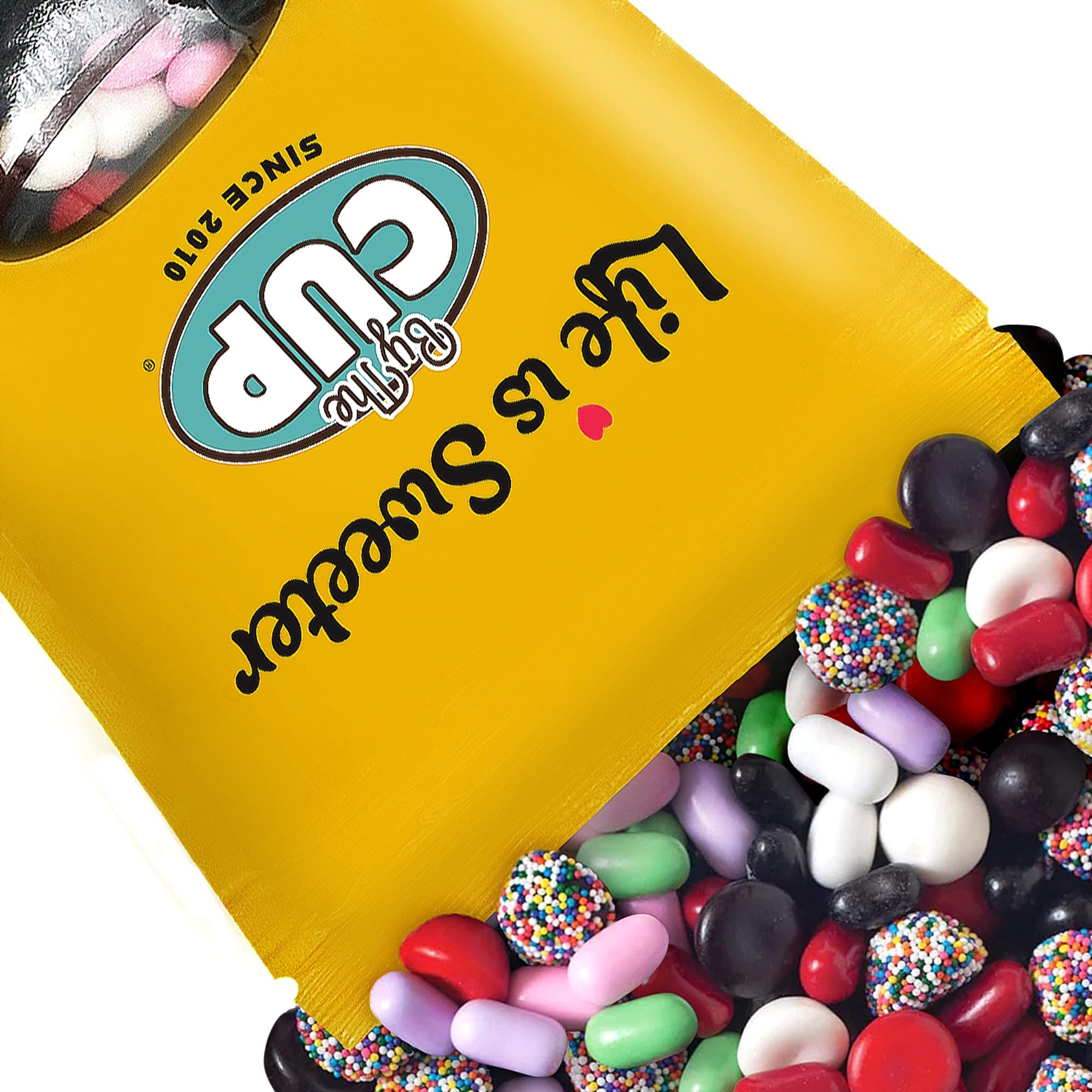 By The CupYecna Licorice Bridge Mix, Including Pastels, Buttons and More, 2 LB Bag