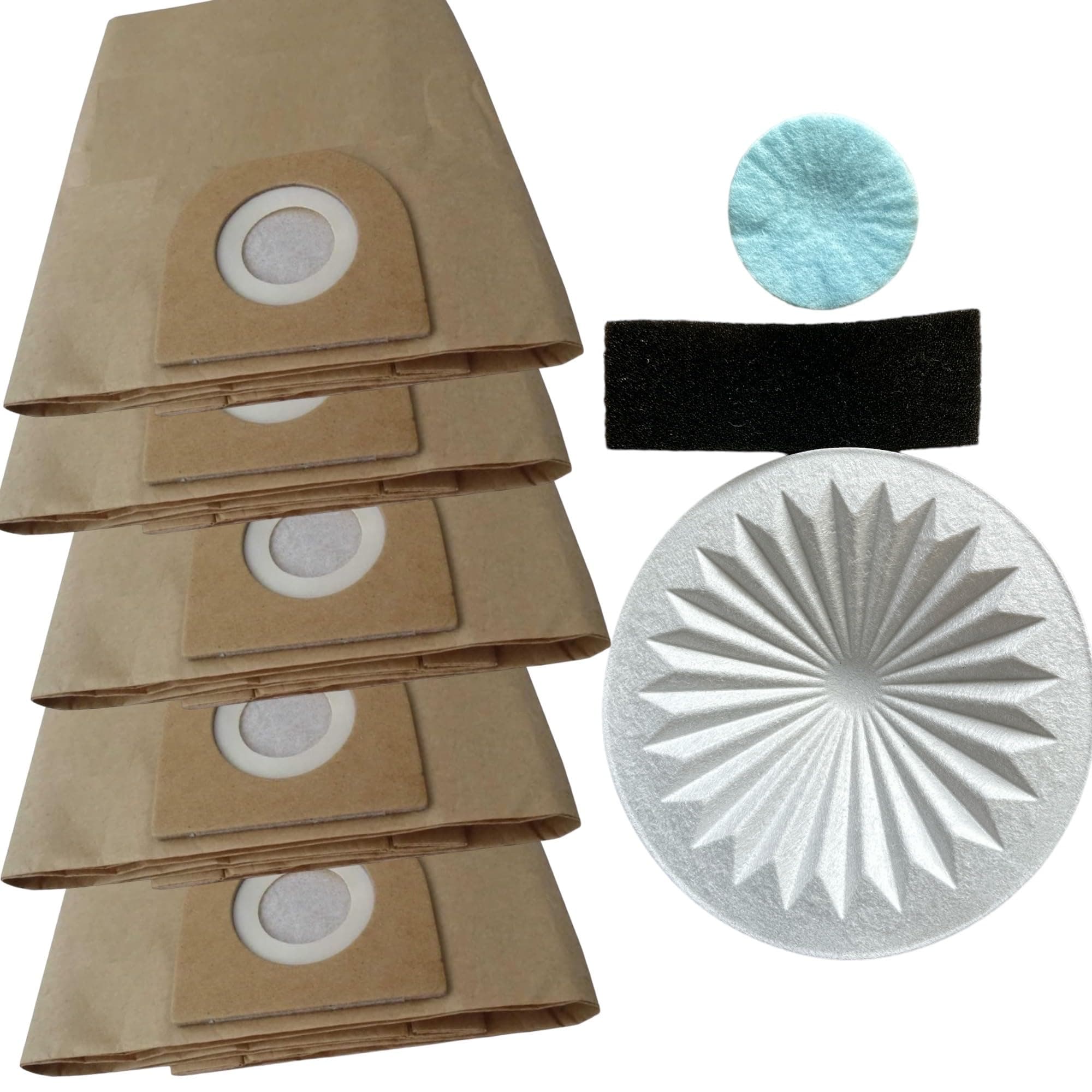 Quailitas Vacuum Cleaner Paper Bags - Hoover Vacuum Cleaner Dust Bags, Compatible With Vax 6131 7131 6151SX 5120 8131 - Pack of 5