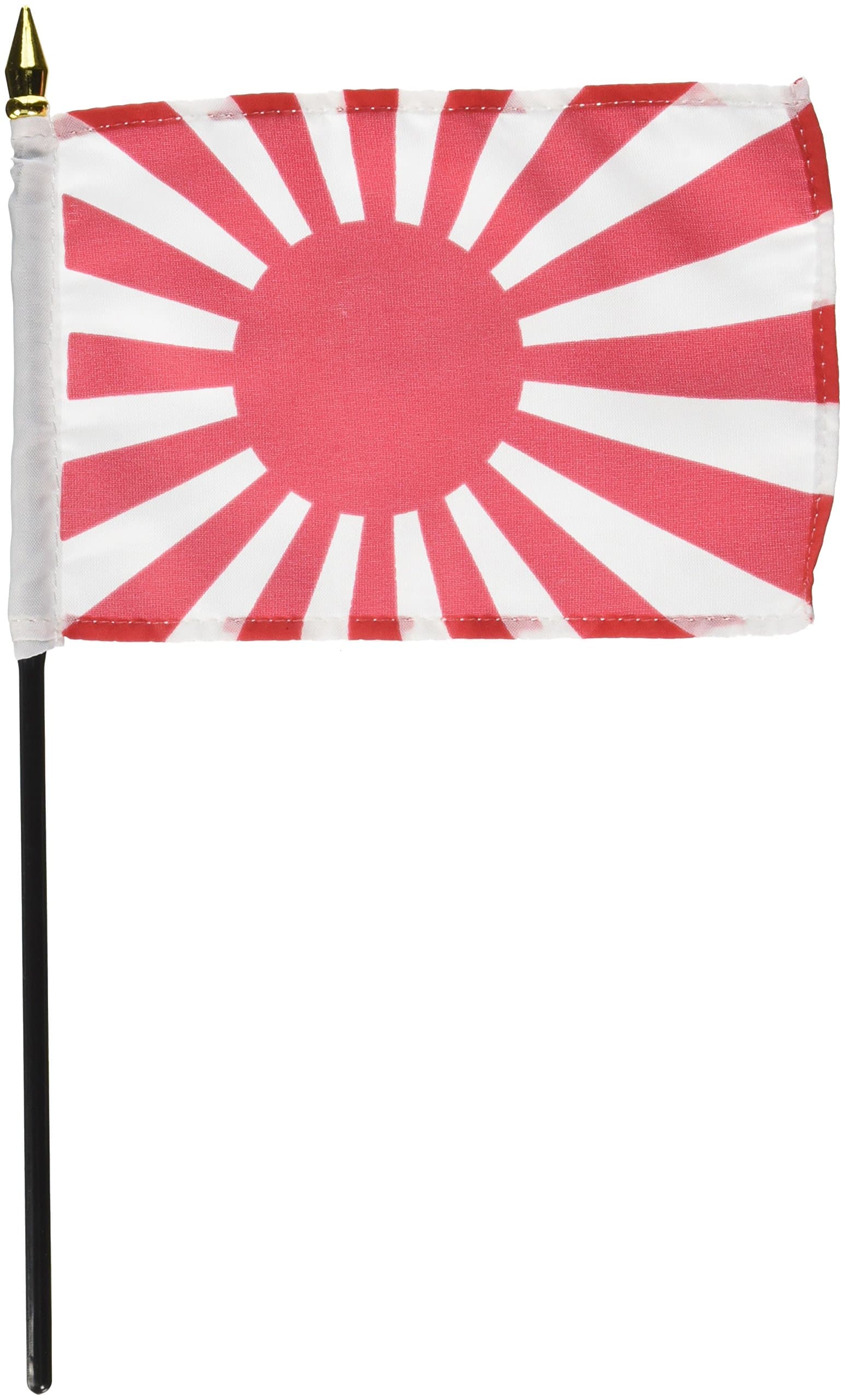 US Flag StoreJapan Rising Sun 4in x 6in Flag, Multi, 1 PK, (JepanRisingSun-46HF)