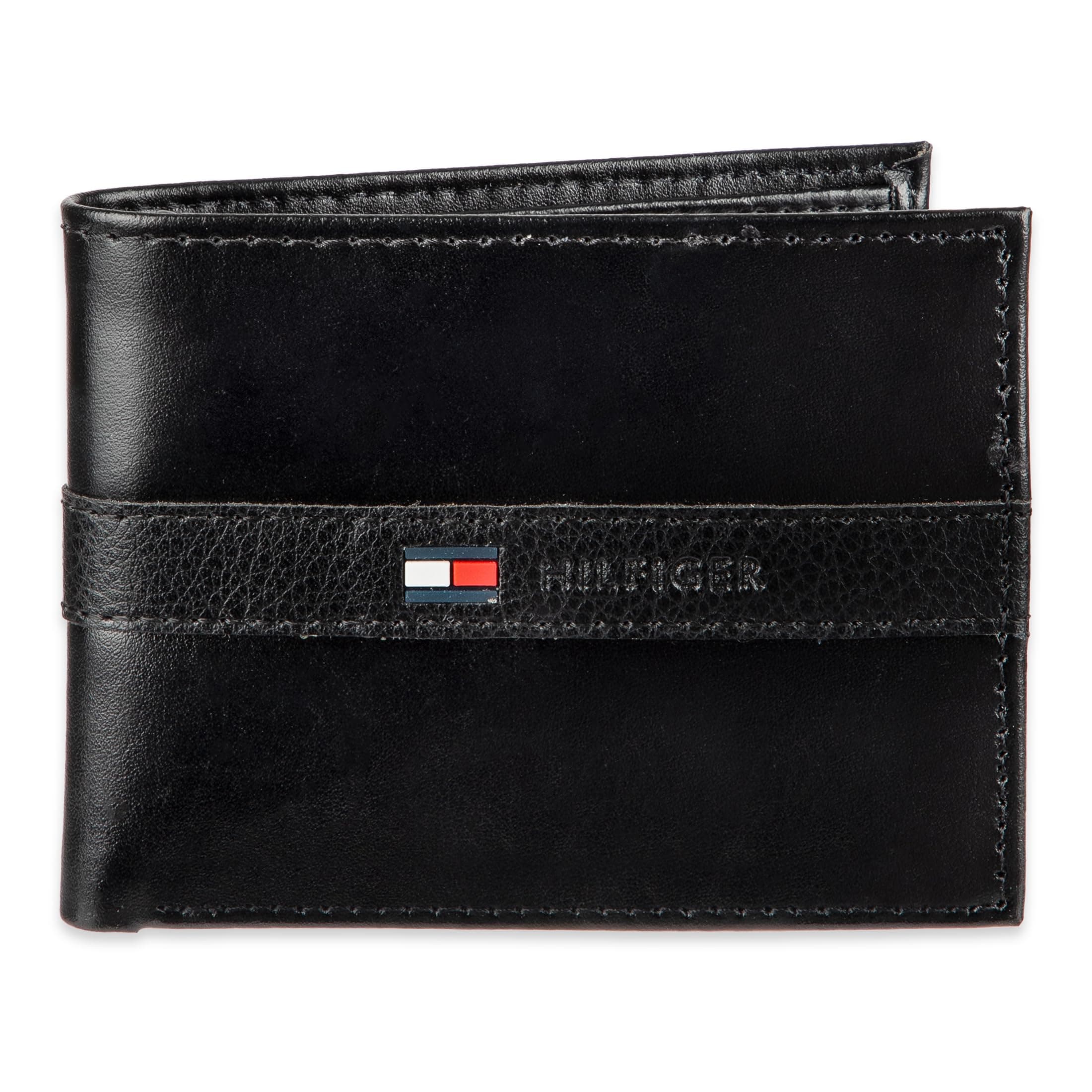 mens Leather Slim Bifold With Coin Pocket wallets