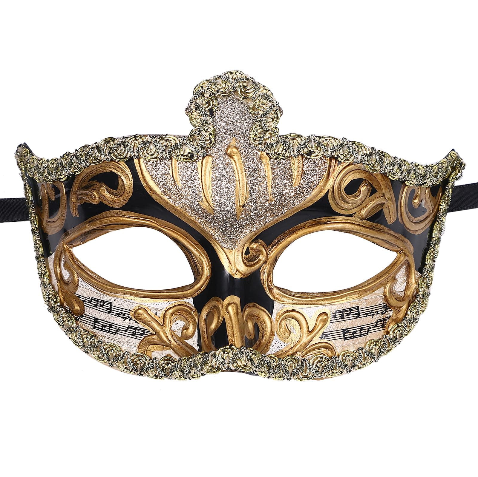 Oidea Vintage Venetian Masquerade Mask for Men: Retro Carnival Mardi Gras Mask for Halloween Musical Costume Party