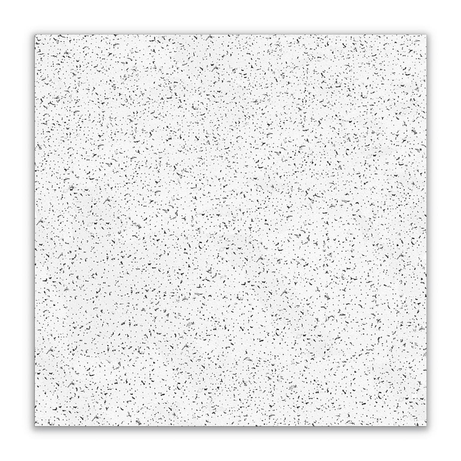 Armstrong Cortega 2x2 Ceiling Tiles (16 Pack) - White Acoustic Drop Ceiling Tiles for Suspended Grid, Model 770, Square Edge, Fire Retardant Mineral Fiber, 64 Sq Ft Total