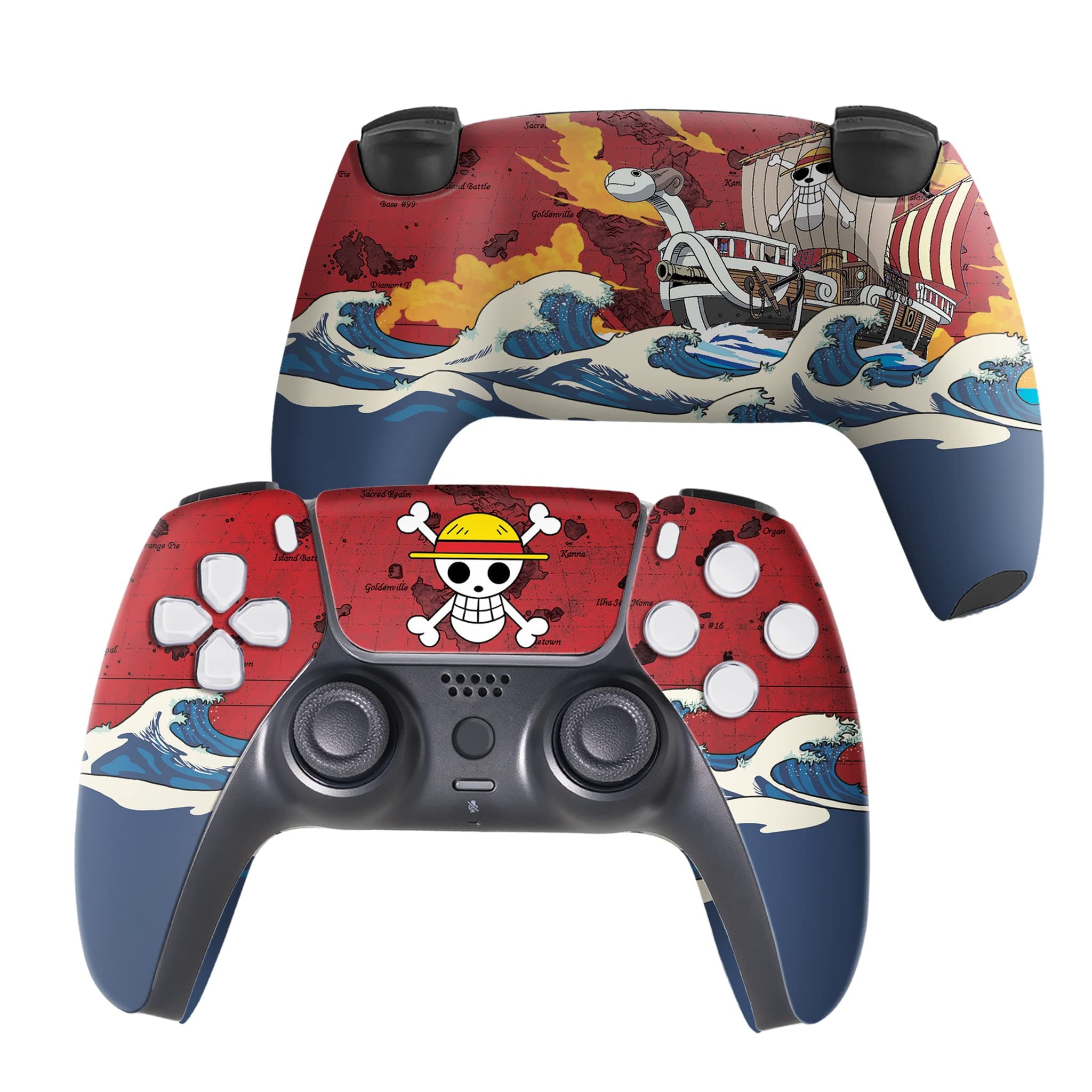 Bcb Controller Customised For Ps5 Wireless. Original Playstation 5 Compatible With Custom Remote Control Console. Customized Permanent Hydro-Dip Printing (Not A Skin)