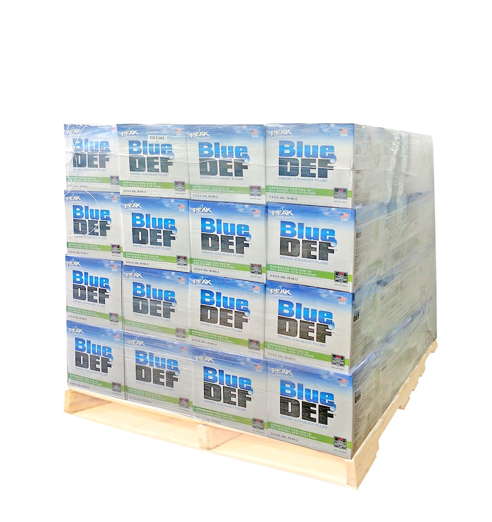 PEAK BlueDEF DEF002 Diesel Exhaust Fluid - 2.5 Gallon Jug (Pack of 40)