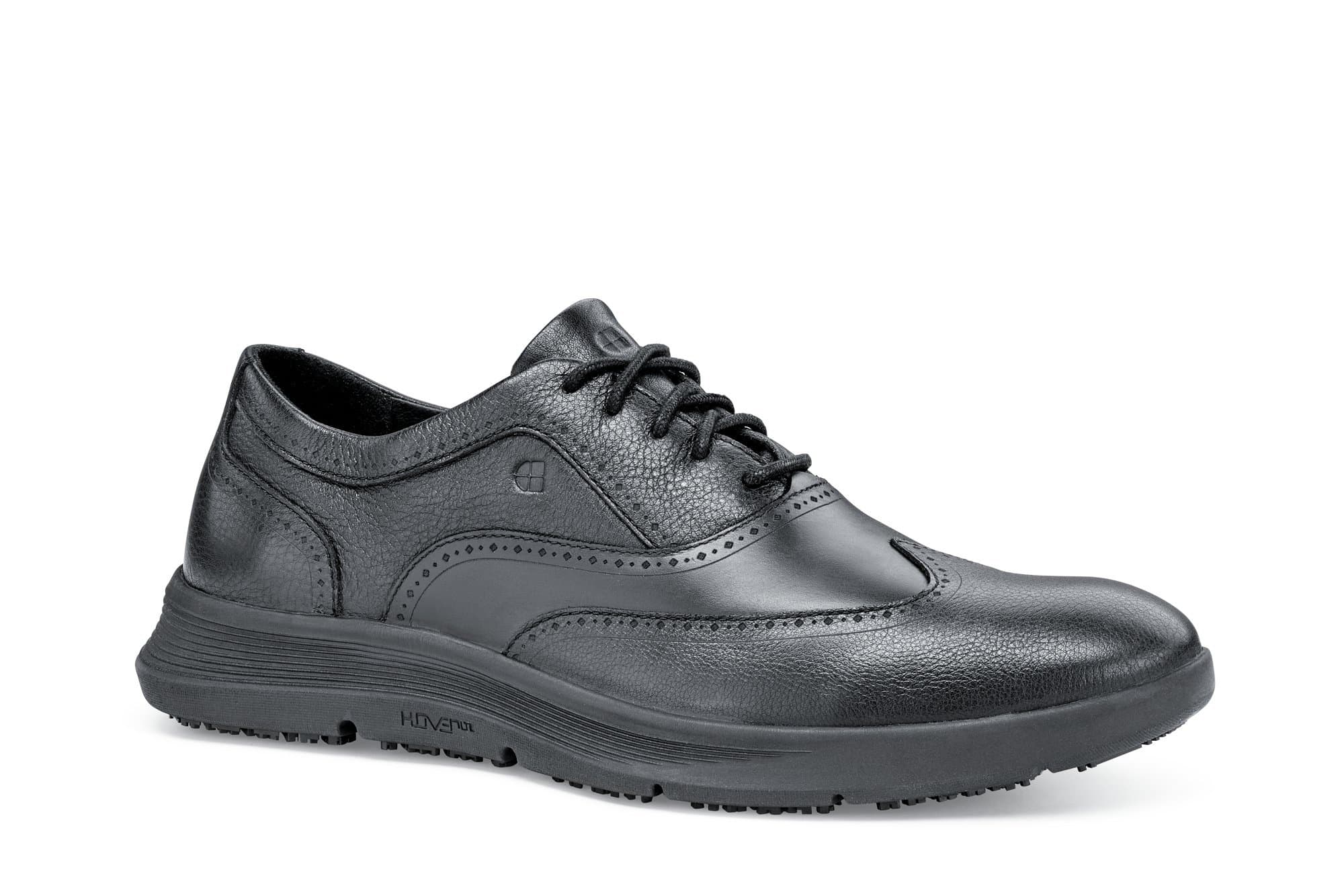 Shoes for Crews 49504-47/12 ATTICUS Men's Lightweight Slip Resistant Shoe, Size 12 UK, Black