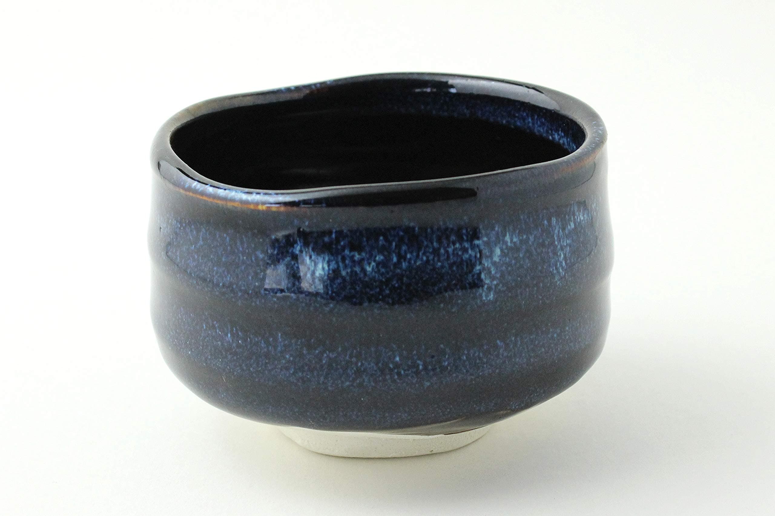 Minoyaki Premium Quality Matcha Bowl"Ochawan" Deep Navy Color Variant (Made in Japan)