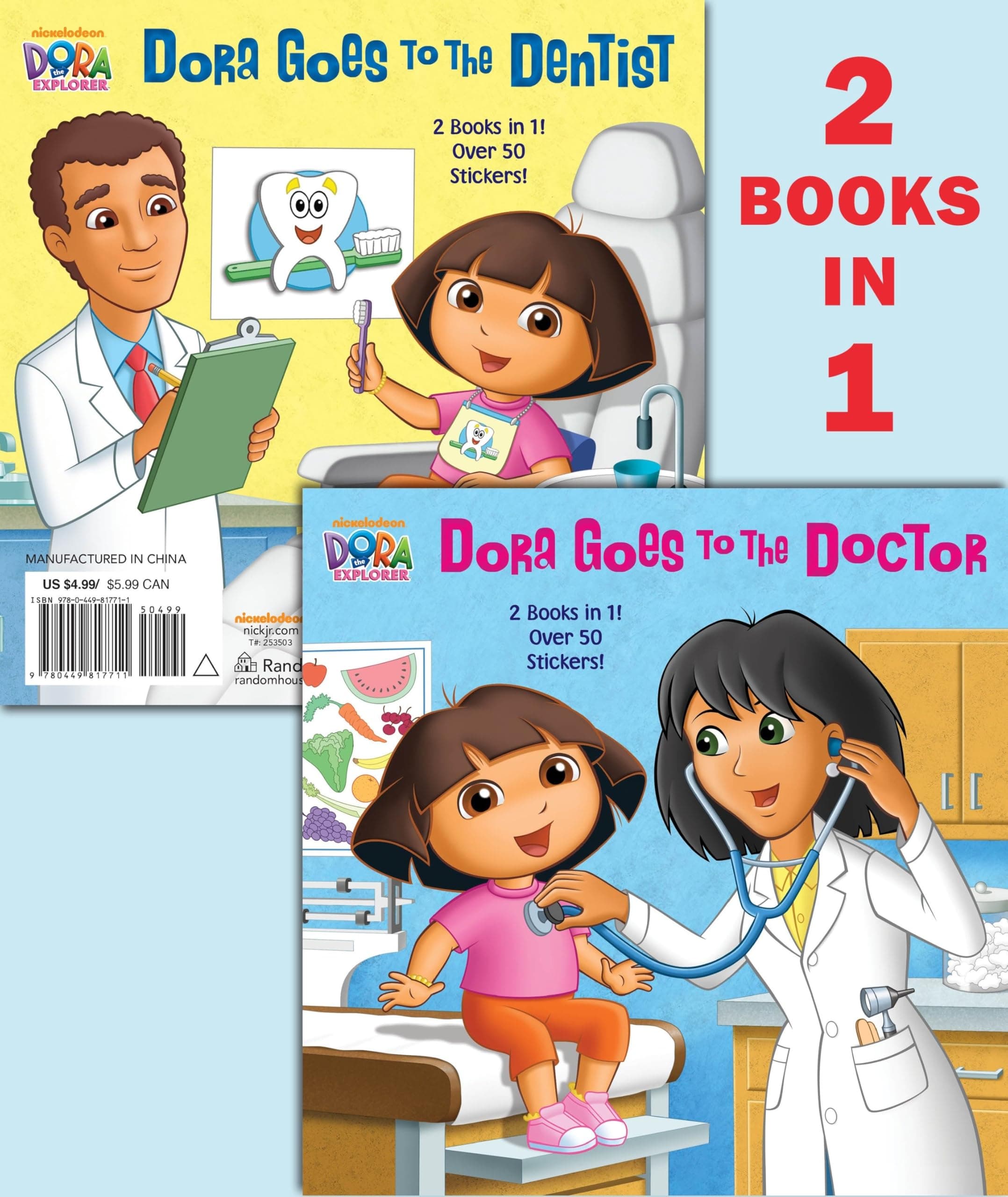 Dora Goes to the Doctor/Dora Goes to the Dentist (Dora the Explorer) (Pictureback)