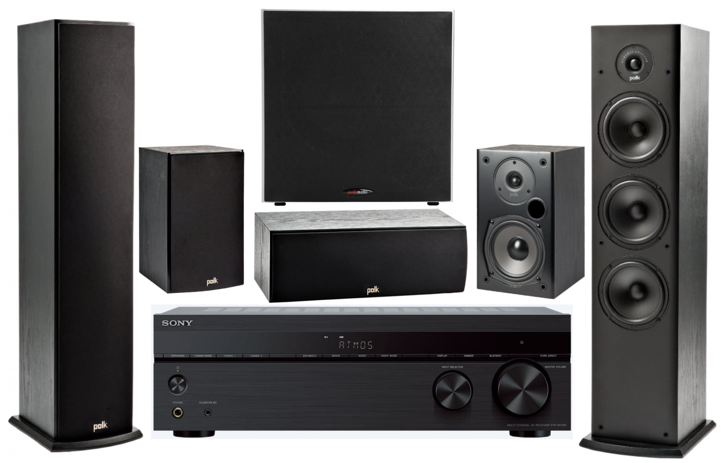 Sony 7.2-Channel Wireless Bluetooth 4K 3D A/V Surround Sound Multimedia Home Theater System