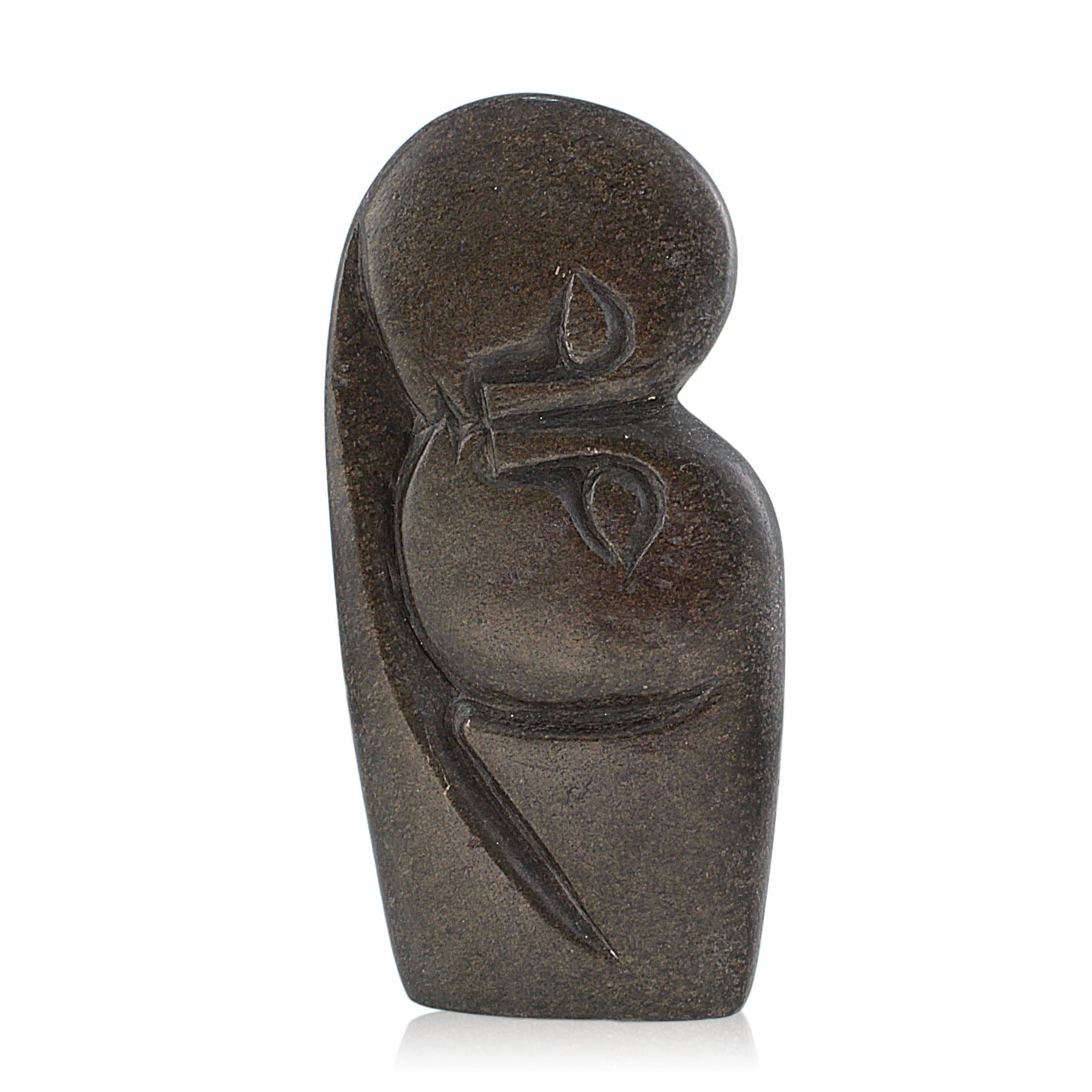 Lovers Kissing Shona Sculpture (Hand Made in Zimbabwe)