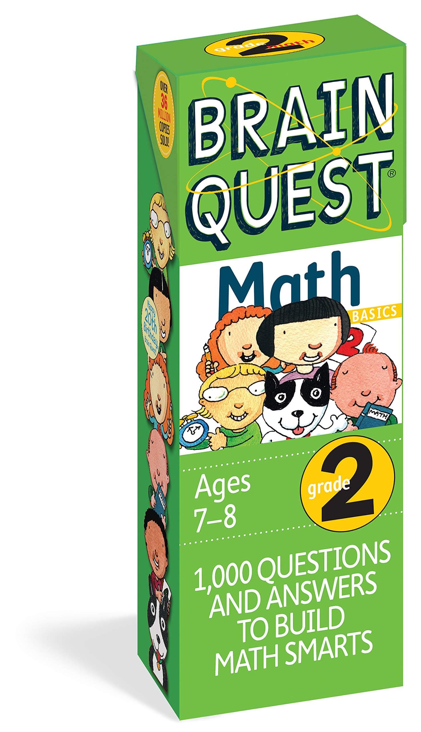 Brain Quest 2nd Grade Math Q&A Cards: 1000 Questions and Answers to Challenge the Mind. Curriculum-based! Teacher-approved! (Brain Quest Smart Cards) Cards – May 10, 2006
