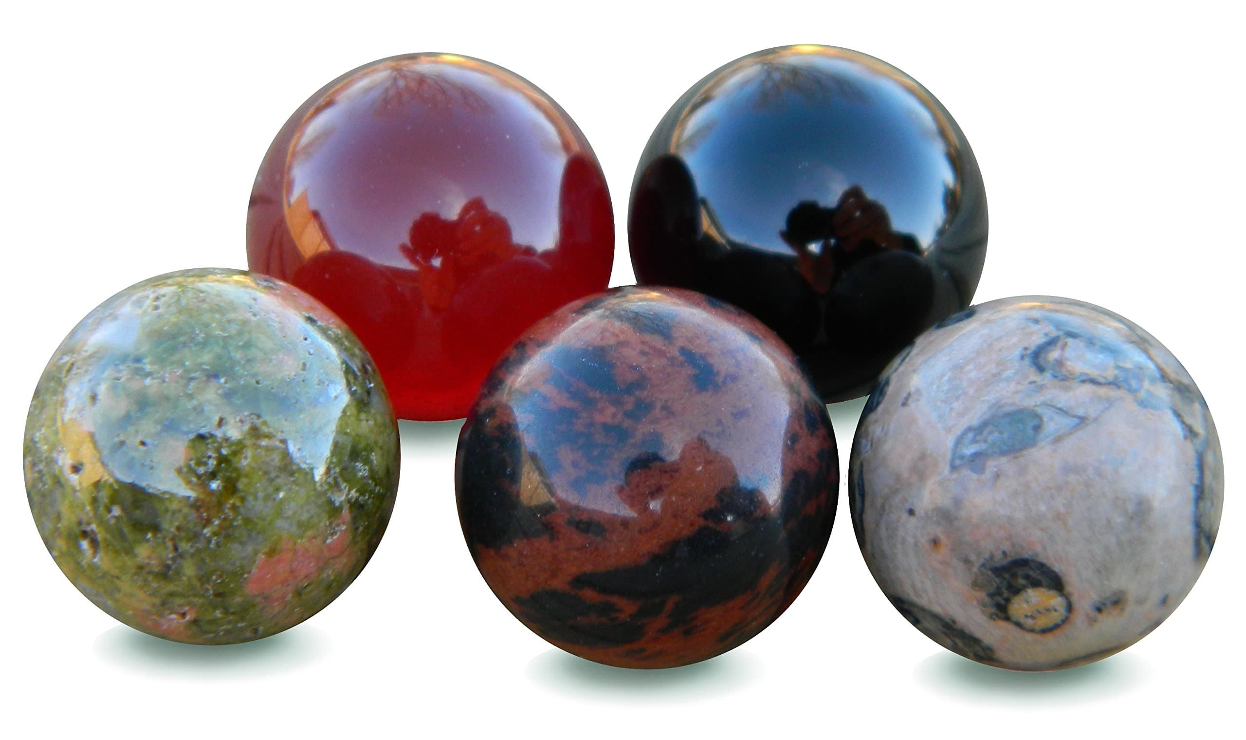 12mm Semi Precious Stone Set (5 Stone Set)