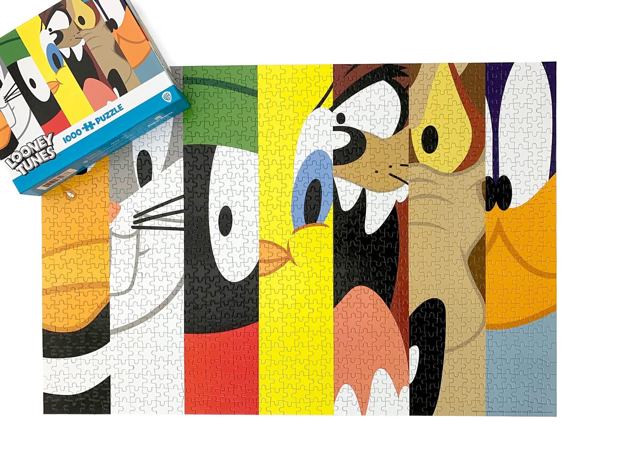 Paper House Productions Looney Tunes Character Slices 1000-piece Jigsaw Puzzle