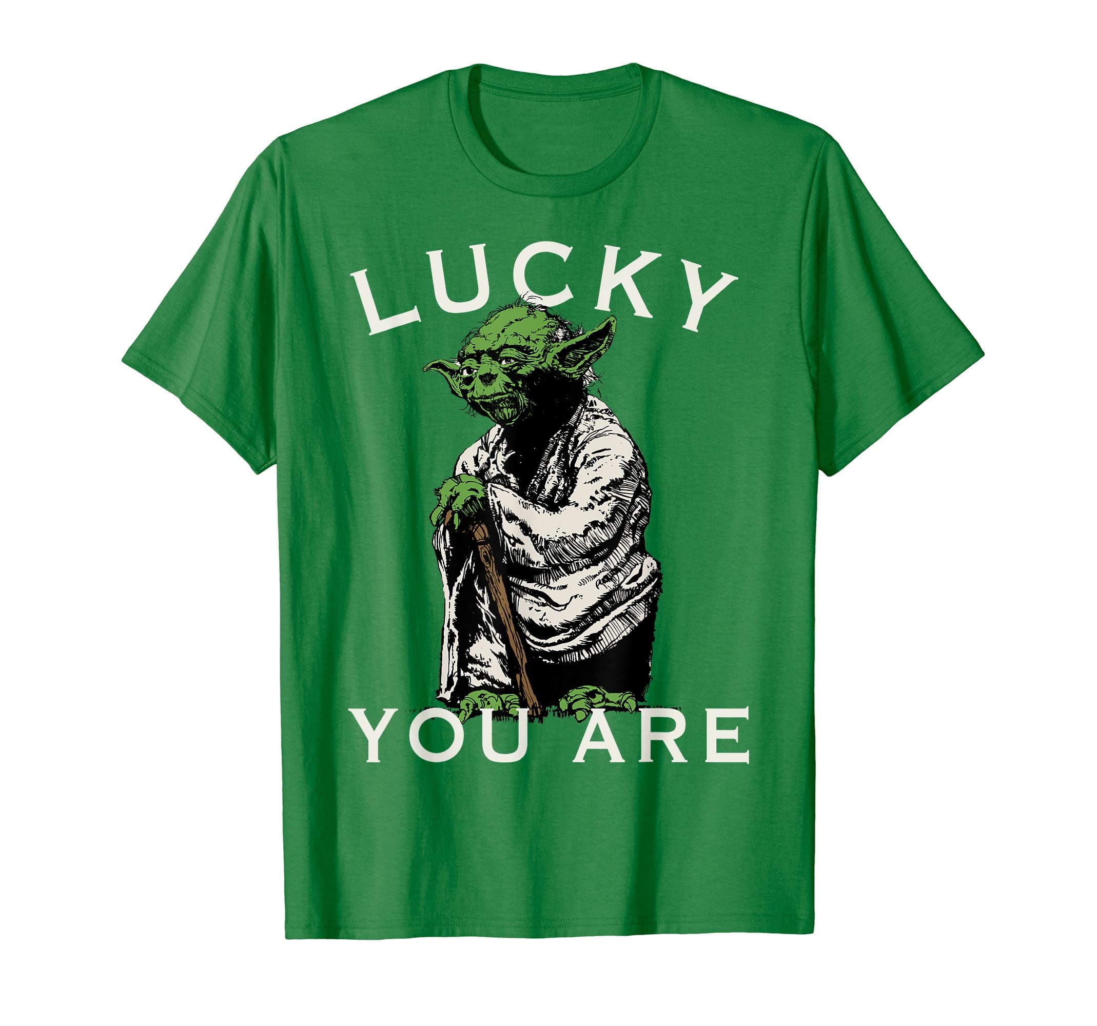 Star Wars Yoda Lucky You Are Saint Patrick's Graphic T-Shirt T-Shirt