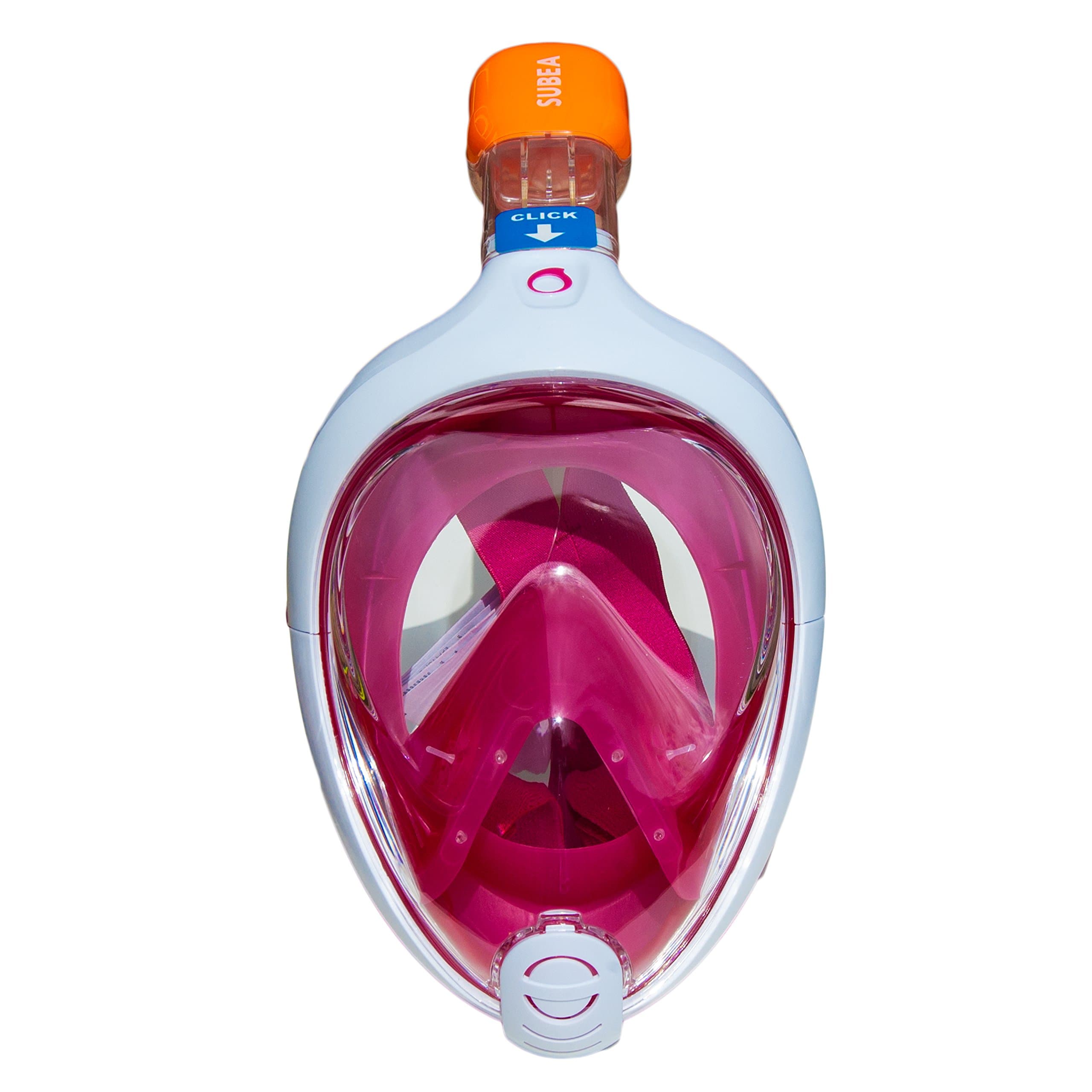 SUBEA by TRIBORD ORIGINAL NEW EASYBREATH SNORKELING FULL FACE MASK DIVING PINK S-M (Kids,Womens, Teenagers) M-L (Adults)