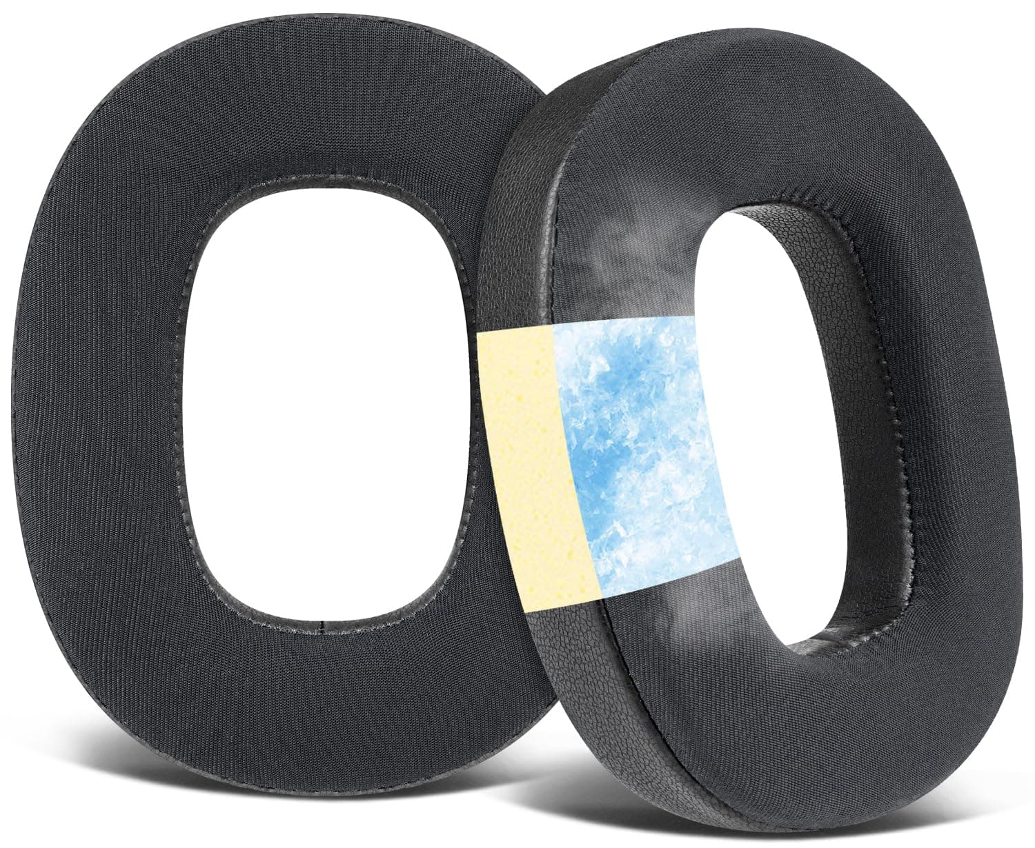 Cooling Gel Ear Pads Cushions Replacement for Bowers & Wilkins PX8/PX7 S2/PX7 S2e Over-Ear Headphones (Do Not Fit PX7), Earpads with High-Density Noise Isolation Foam - Black