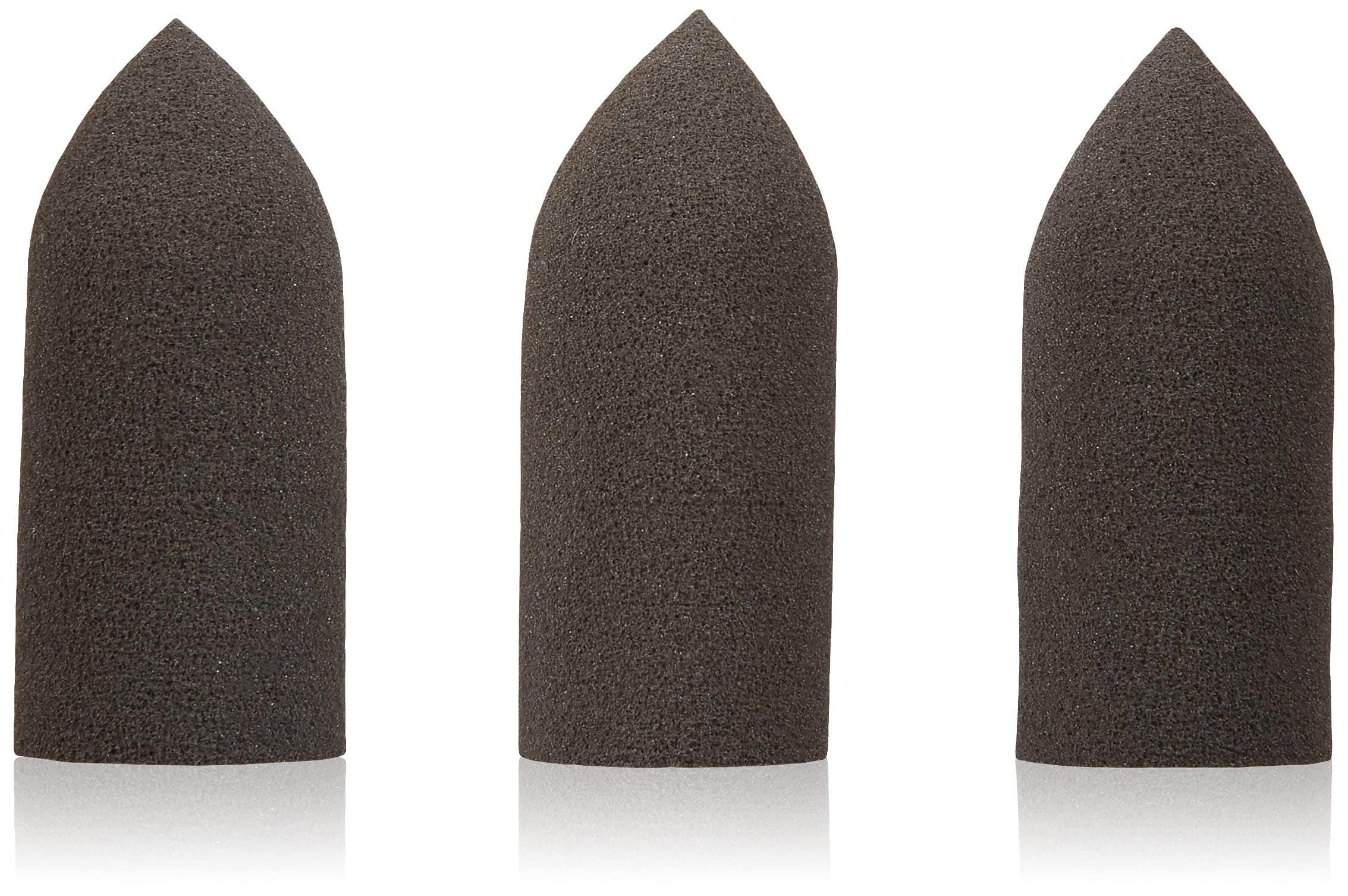 The Makeup Bullet Finger Sponge (Black, 3-Pack) - The Most Versatile Makeup Sponge - Washable, Reusable, Used Wet or Dry, Latex-Free