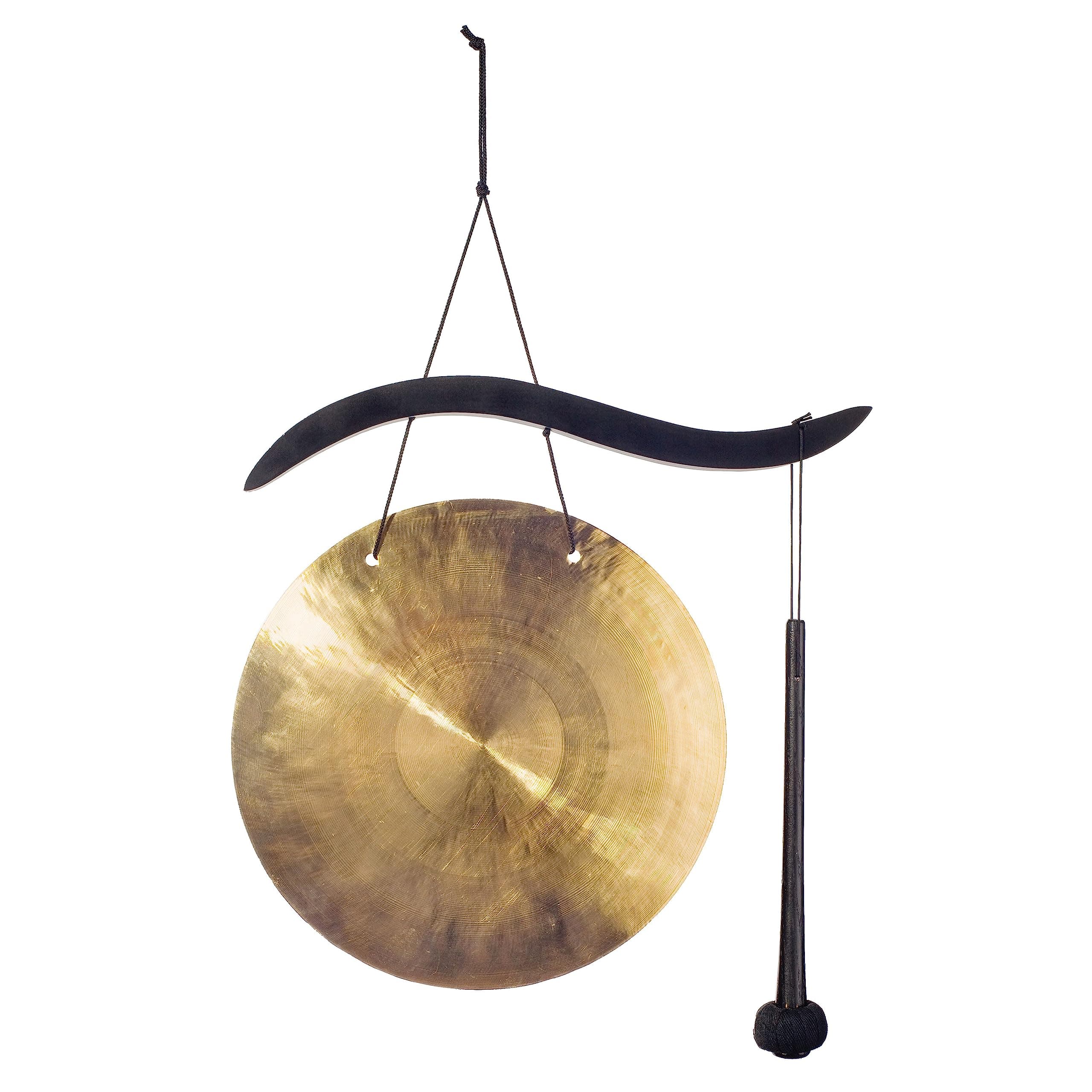 Woodstock Chimes Wind for Outside, Garden Decor, Hanging Gong, 17'' Wind Gongs for Outdoor, Patio, Home or Garden Decor Gift (WCBHG)