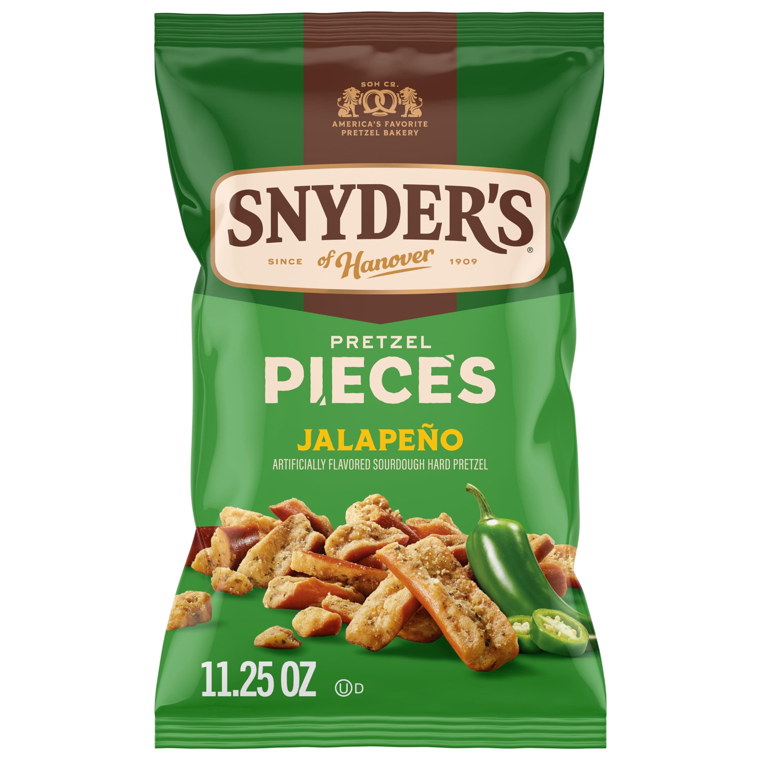 Jalapeño Flavored Pretzel Pieces, 11.25 Oz
