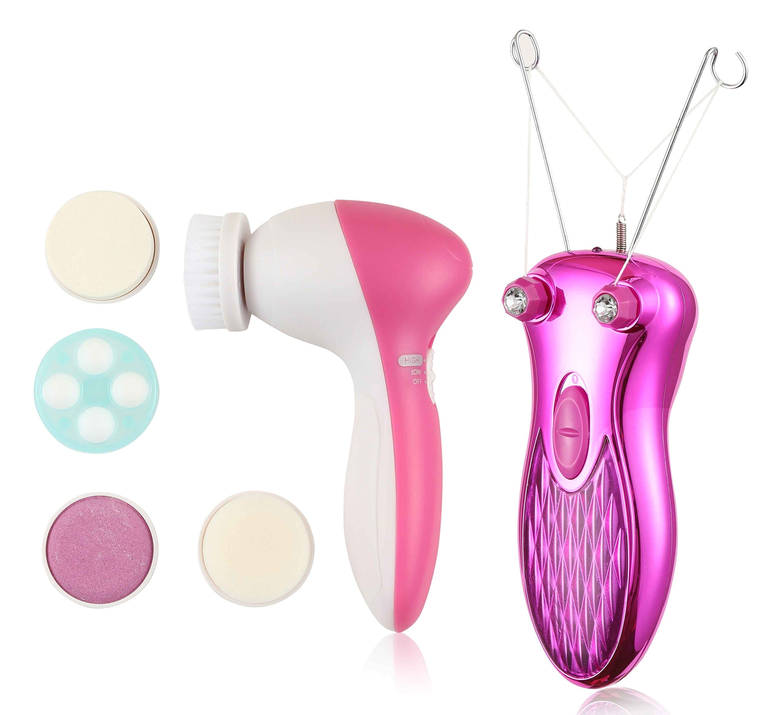 Baidi®© Multifunction Face and Body Epilator Hair Removal System with Facial Cleanser Beauty Kit BD-6001
