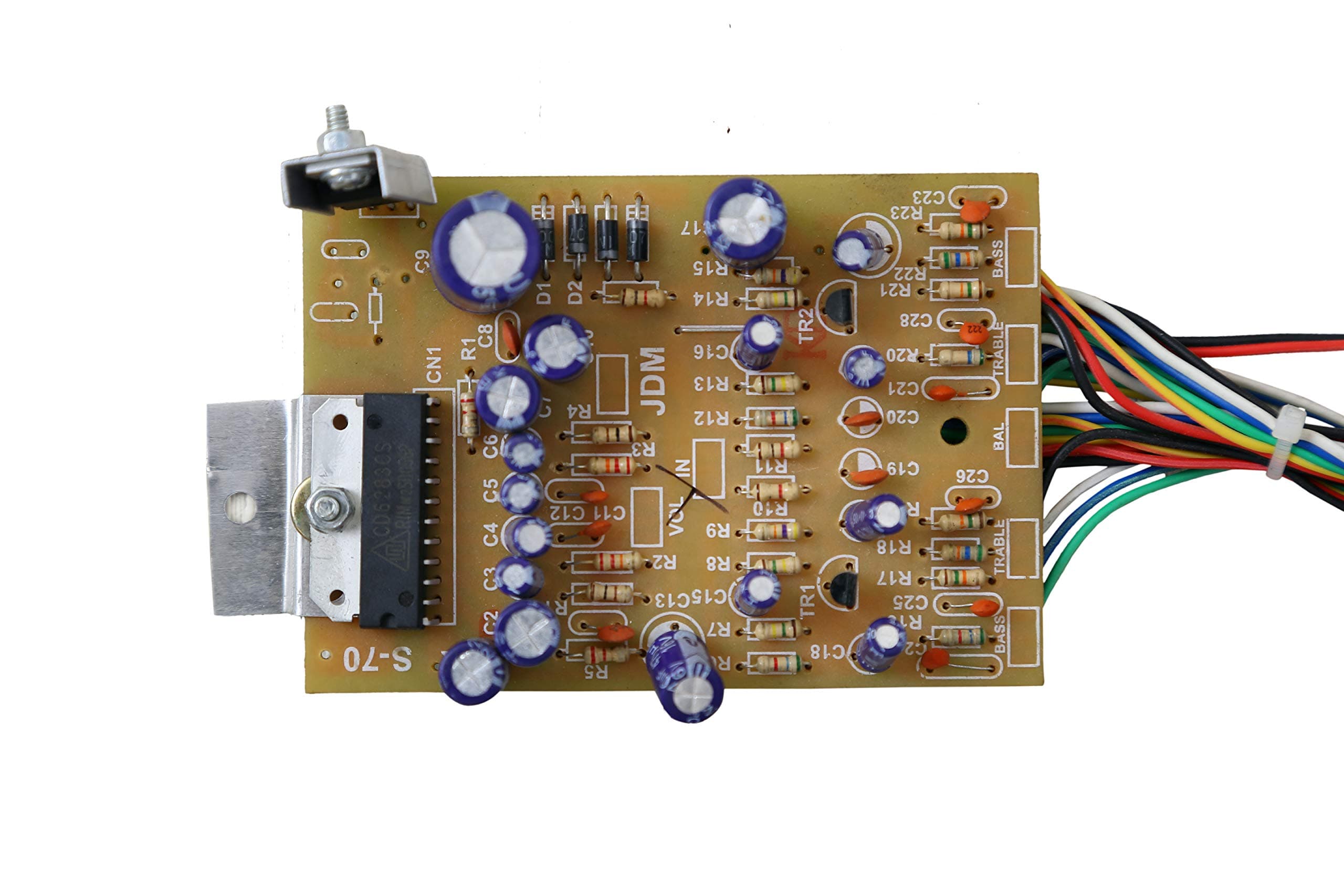 Barry John 6283 IC Audio Board with Bass Treble 30 W Stereo Amplifier Kit (Single IC)