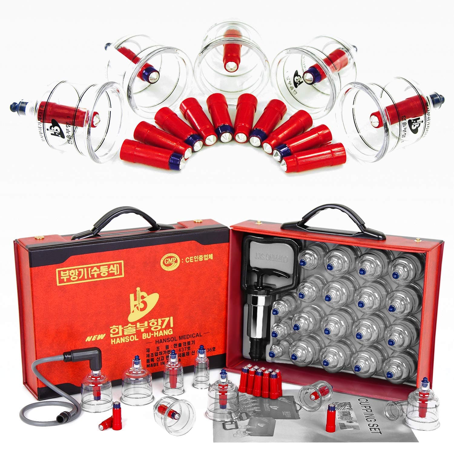 HANSOL MEDICAL - 19 PCS Magnet - High Quality Cupping Set