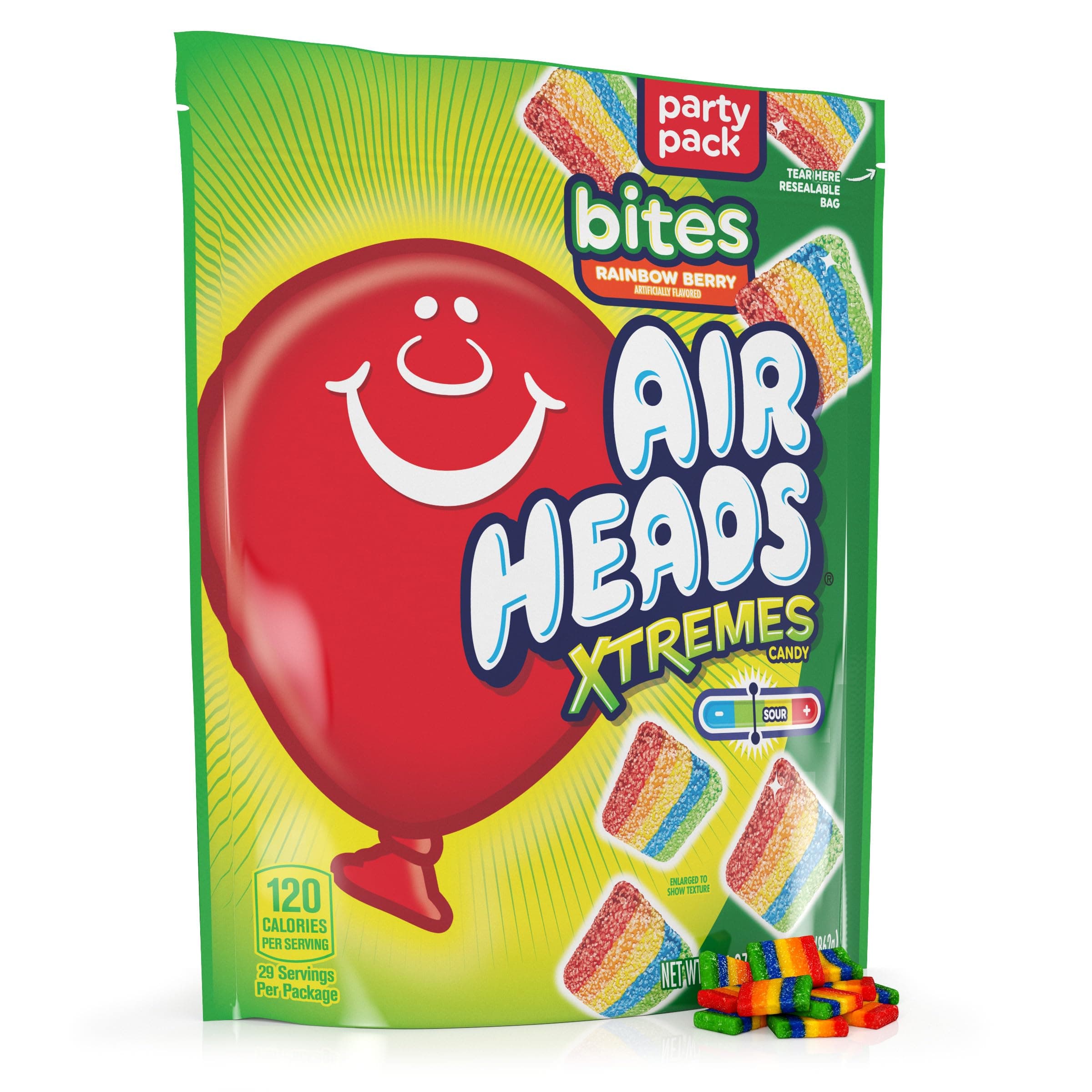 Xtreme Rainbow Berry BITES Sweet and Sour 170g BAG