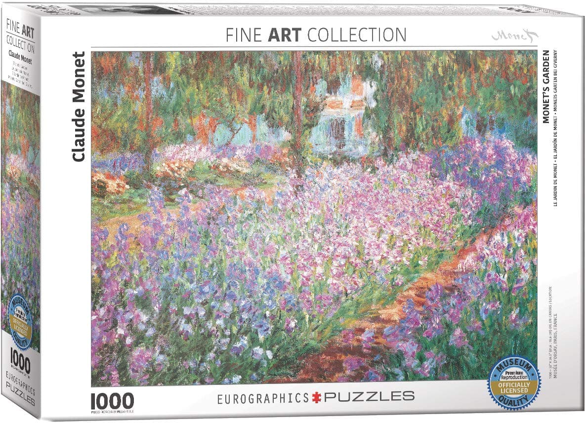 Eurographics Monet's Garden by Claude Monet 1000-Piece Puzzle