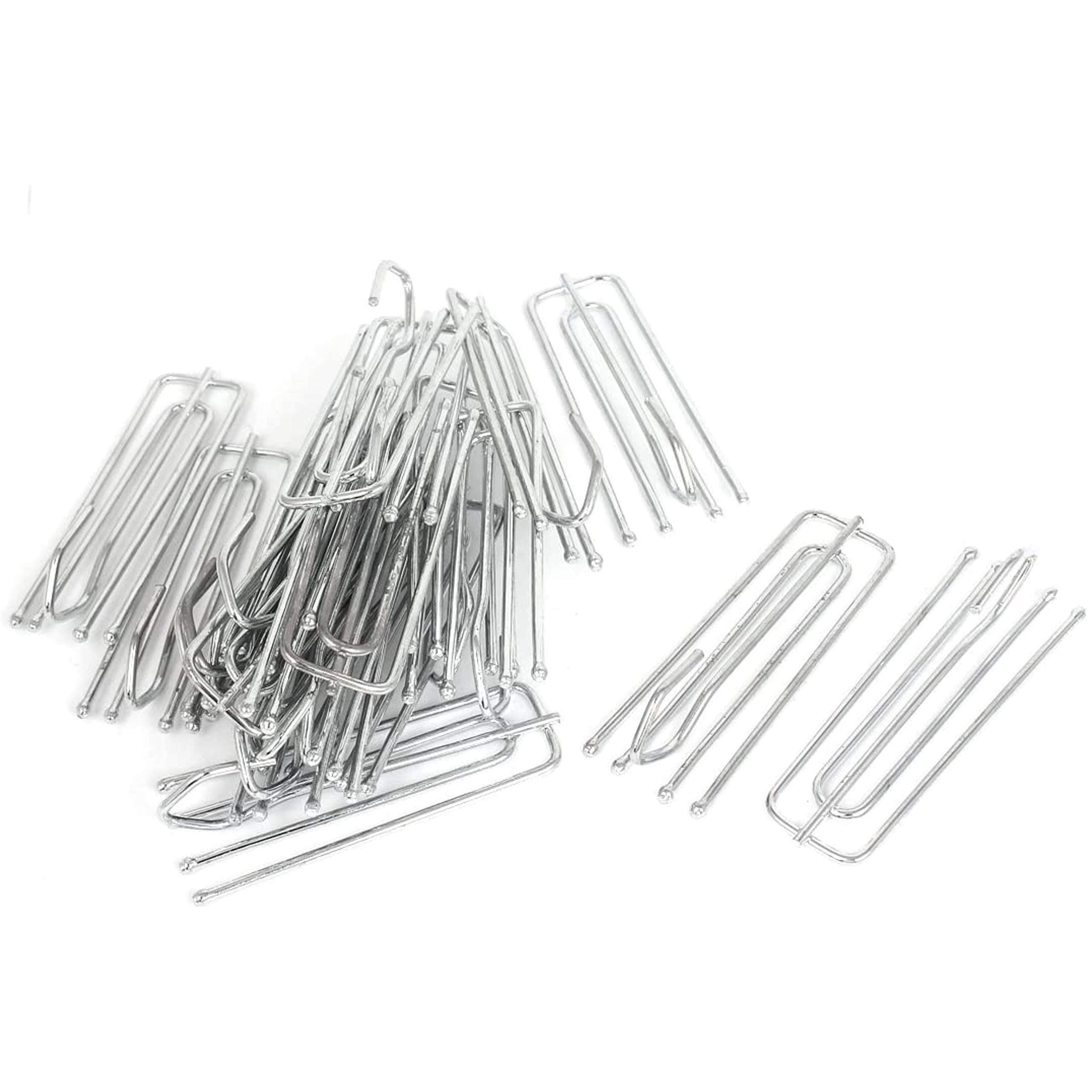 AWF AL WADI FURNITURE® Curtain hooks Window Treatment 4 Prongs Pinch Pleat Drapes 100pcs
