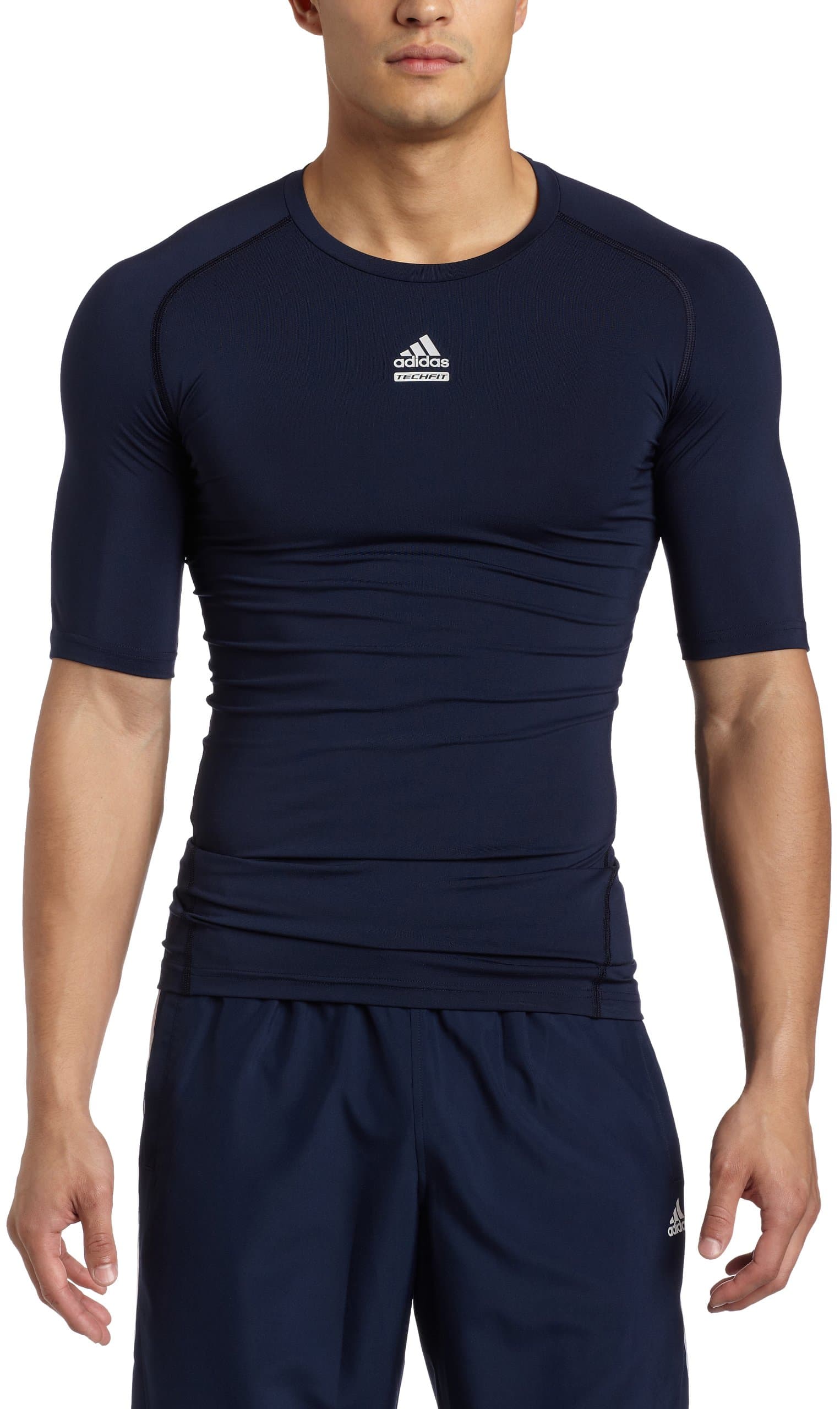 adidas Men's Techfit Cut & Sew Short-Sleeve Tee