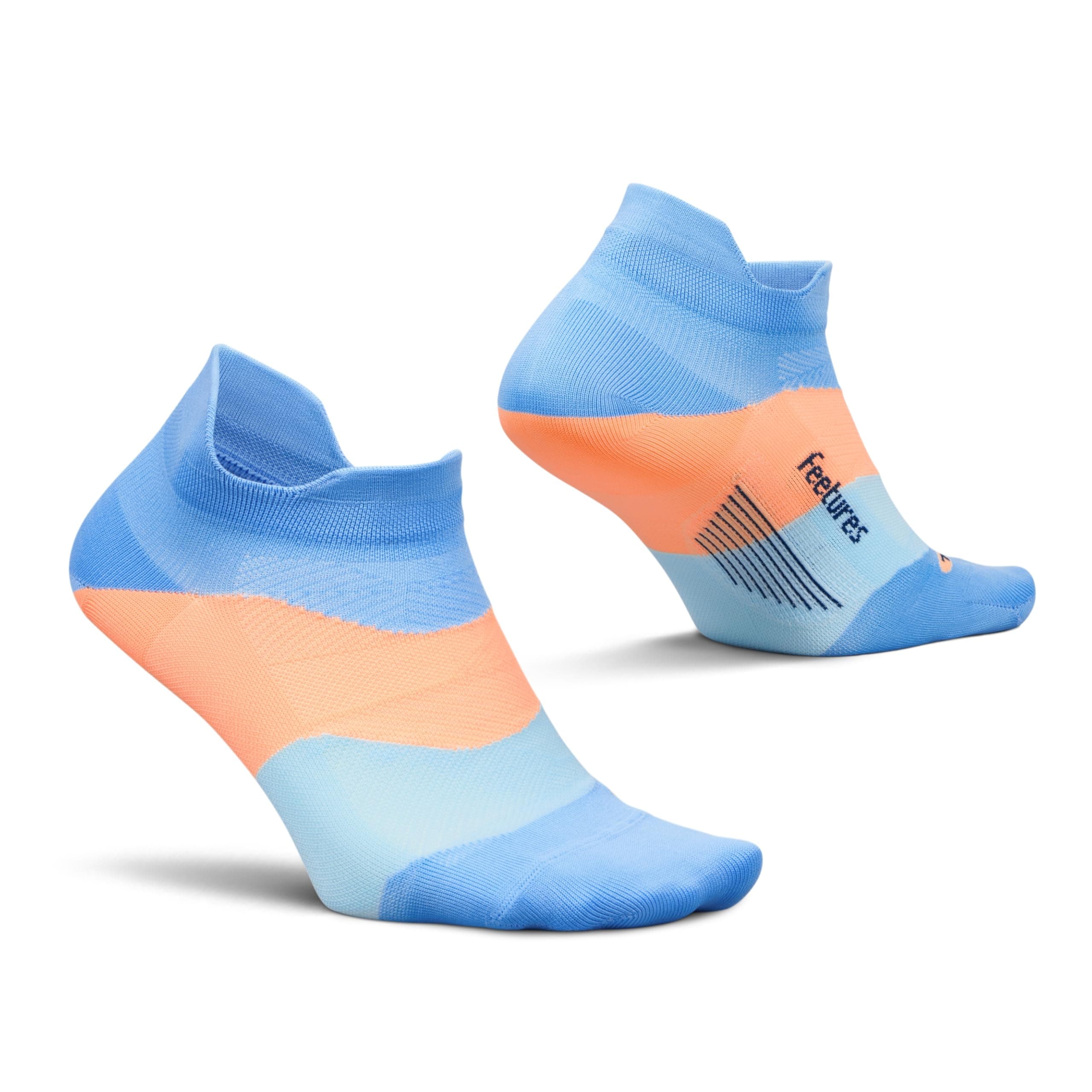 FeeturesElite Ultra Light Cushion Ankle Socks - Sport Sock with Targeted Compression - (1 Pair)