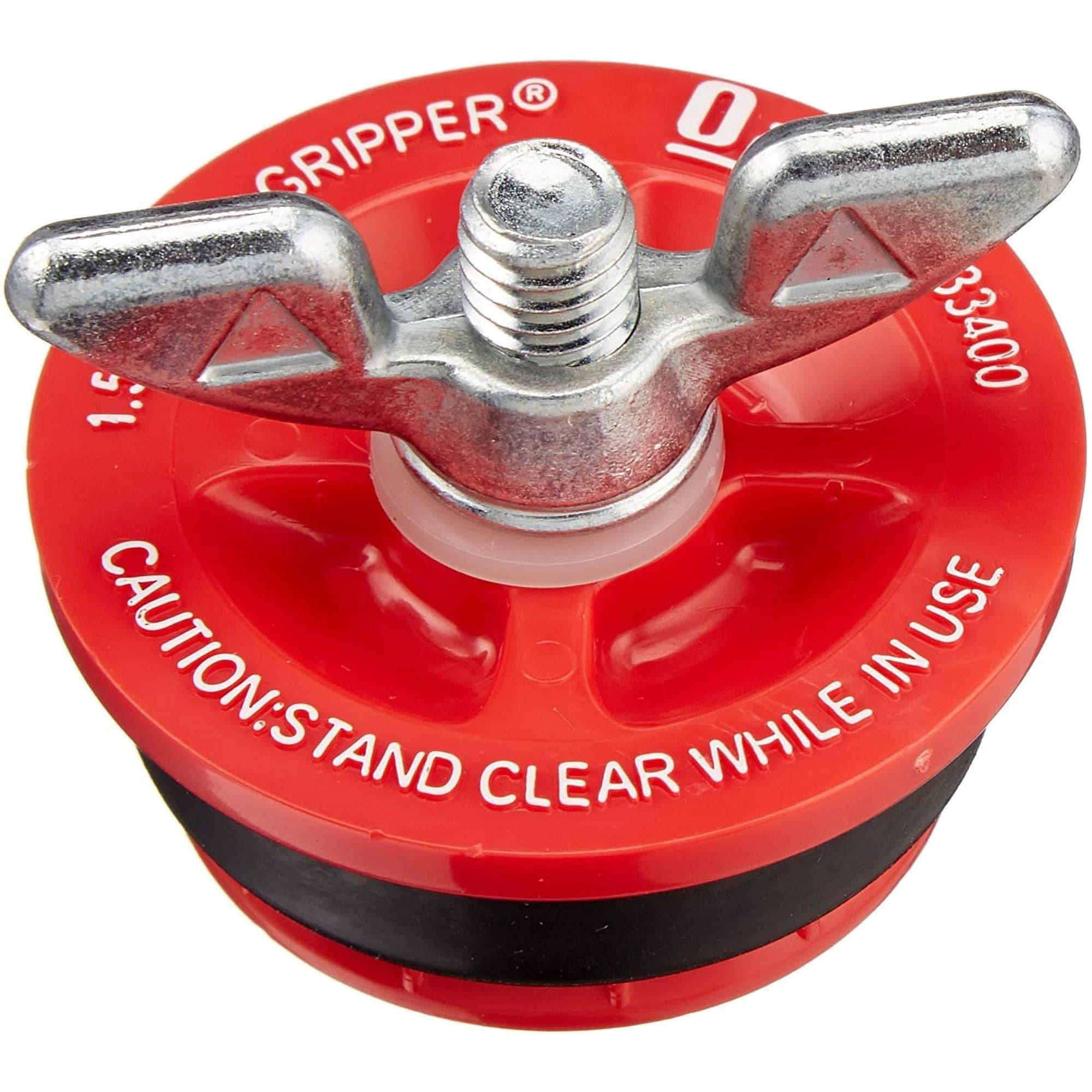 Oatey 33400 Mechanical End-of-Pipe Gripper Plug, 1-1/2 in., Red, 1 Count