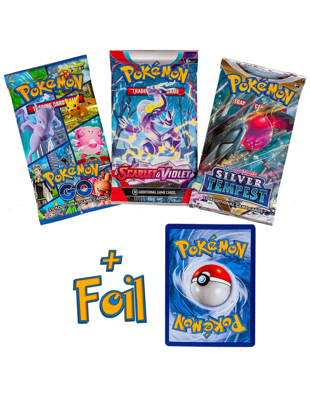 Pokemon Trading Card Game: 3 Booster Packs & 1 Random Foil | 3 Random Card Blister Packs and 1 Individually Wrapped Holofoil Promotional Card 097712556710