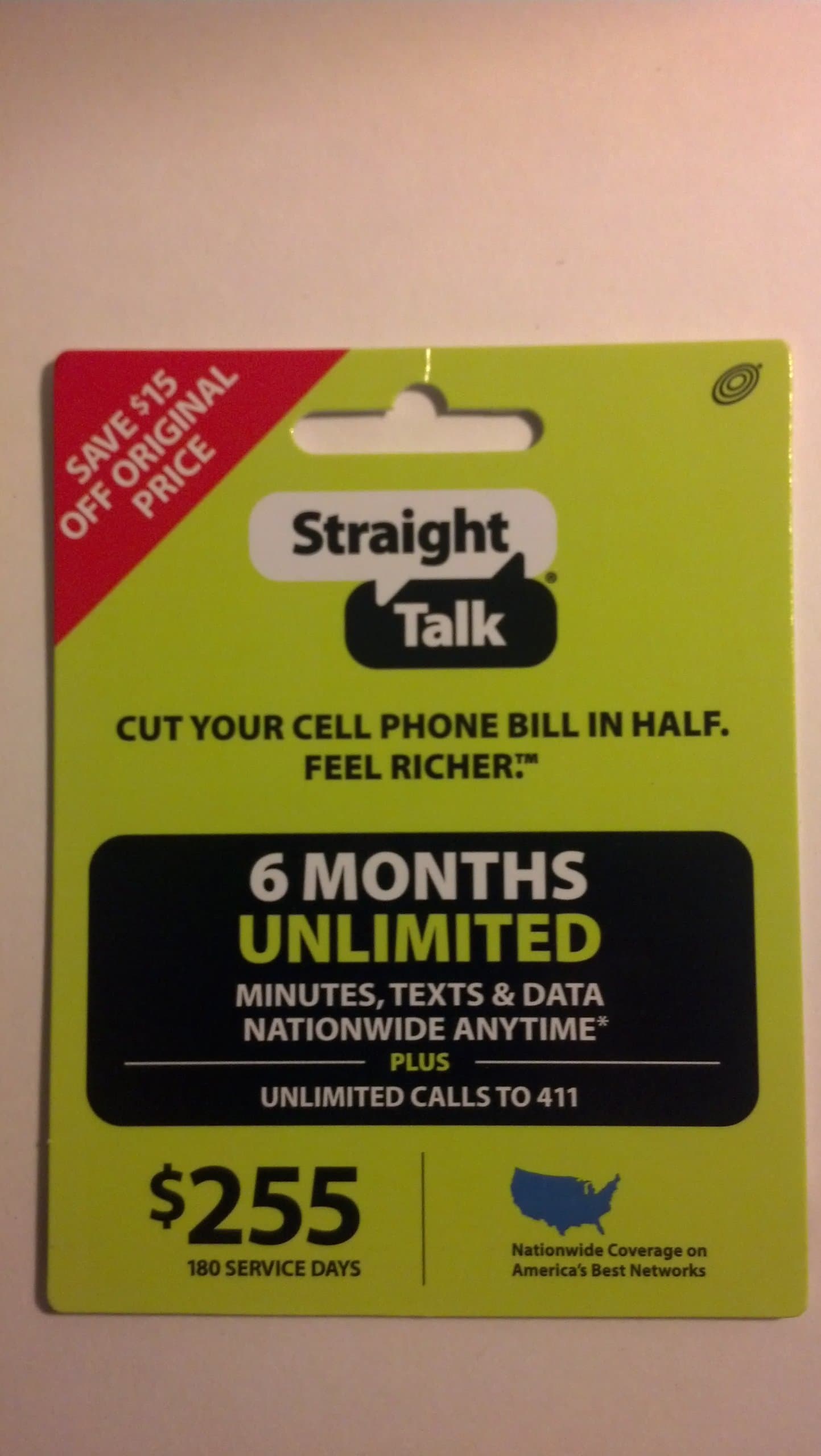 6 Months Unlimited Refill/Service Card (Mail Delivery)