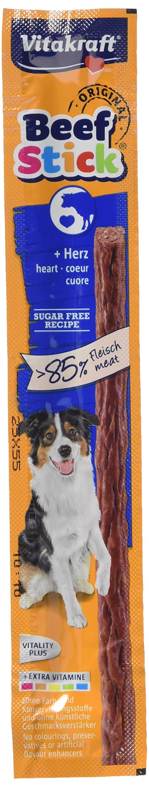 Dog Beefstick with Heart 12 g (Pack of 50)