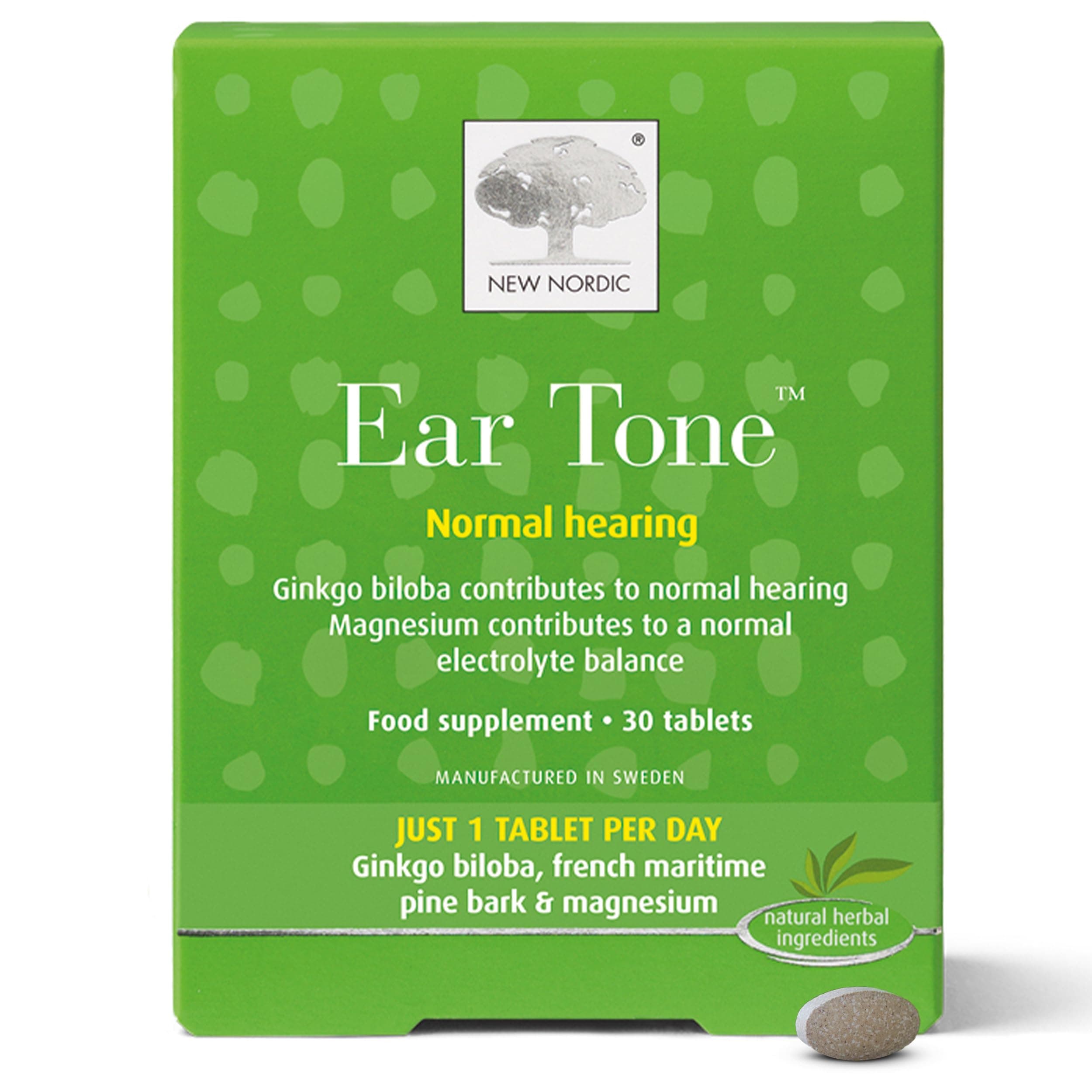 New Nordic Ear Tone 30 Tablets
