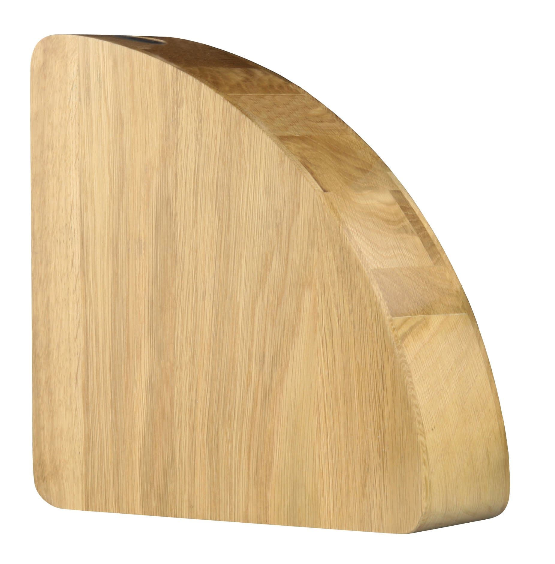 Bisbell Original Oak Magnabloc, Slotless Magnetic Knife Block Keeps Knives Sharper, Wedge Design Holds Up-to 10 Knives of Any Shape or Size, Super-strong Neodymium Magnets, Sustainably Sourced Wood