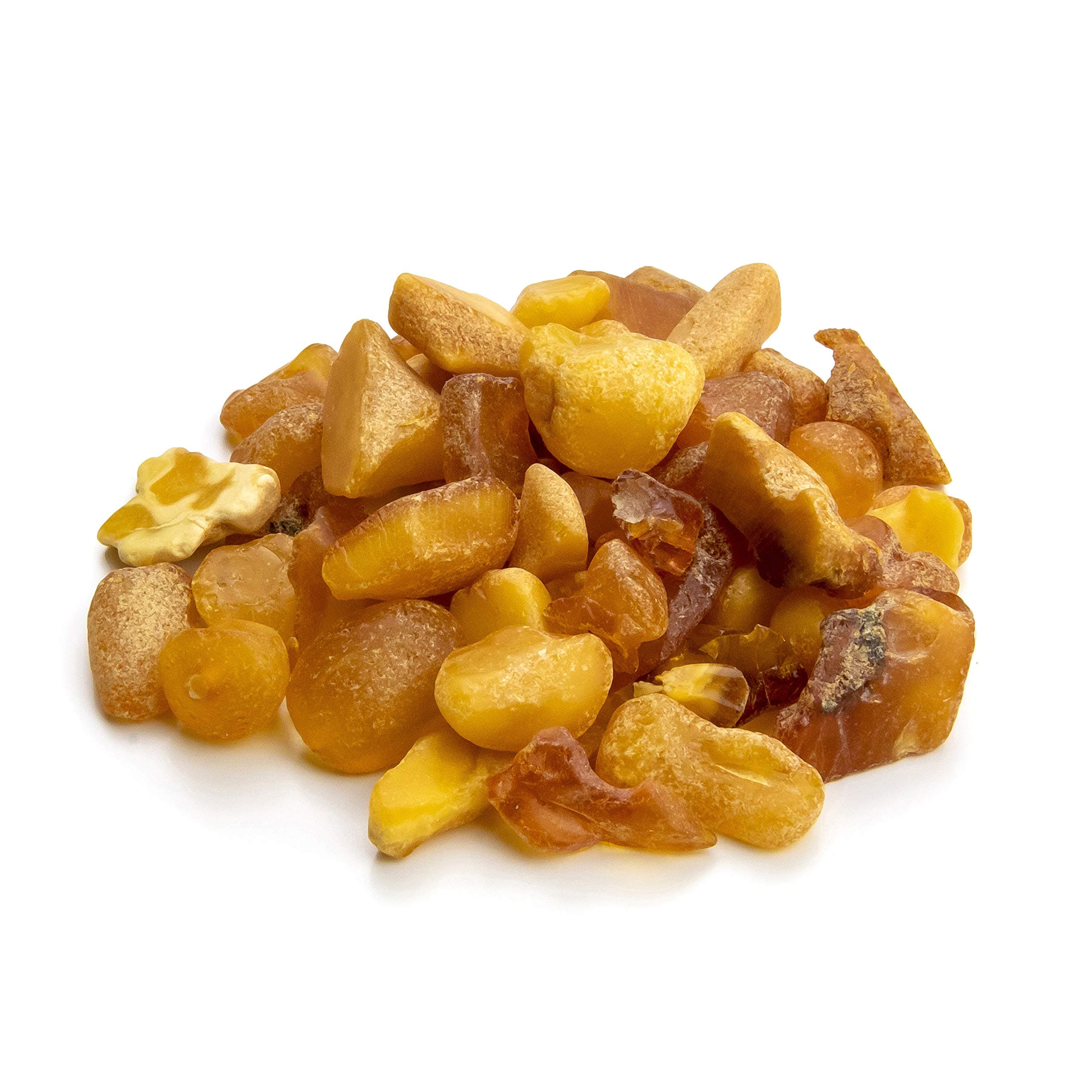 Baltic Amber Manufacturing Leftovers - Certified Handmade Natural Loose Chips Ambar Piedra for Crafting Jewelry and Beads (No Holes) - Amber Culture