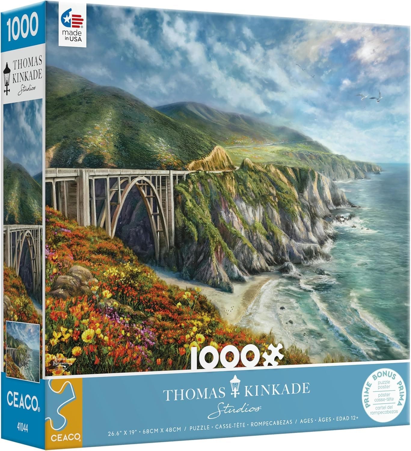 Thomas Kinkade - Big Sur - 1000 Piece Jigsaw Puzzle