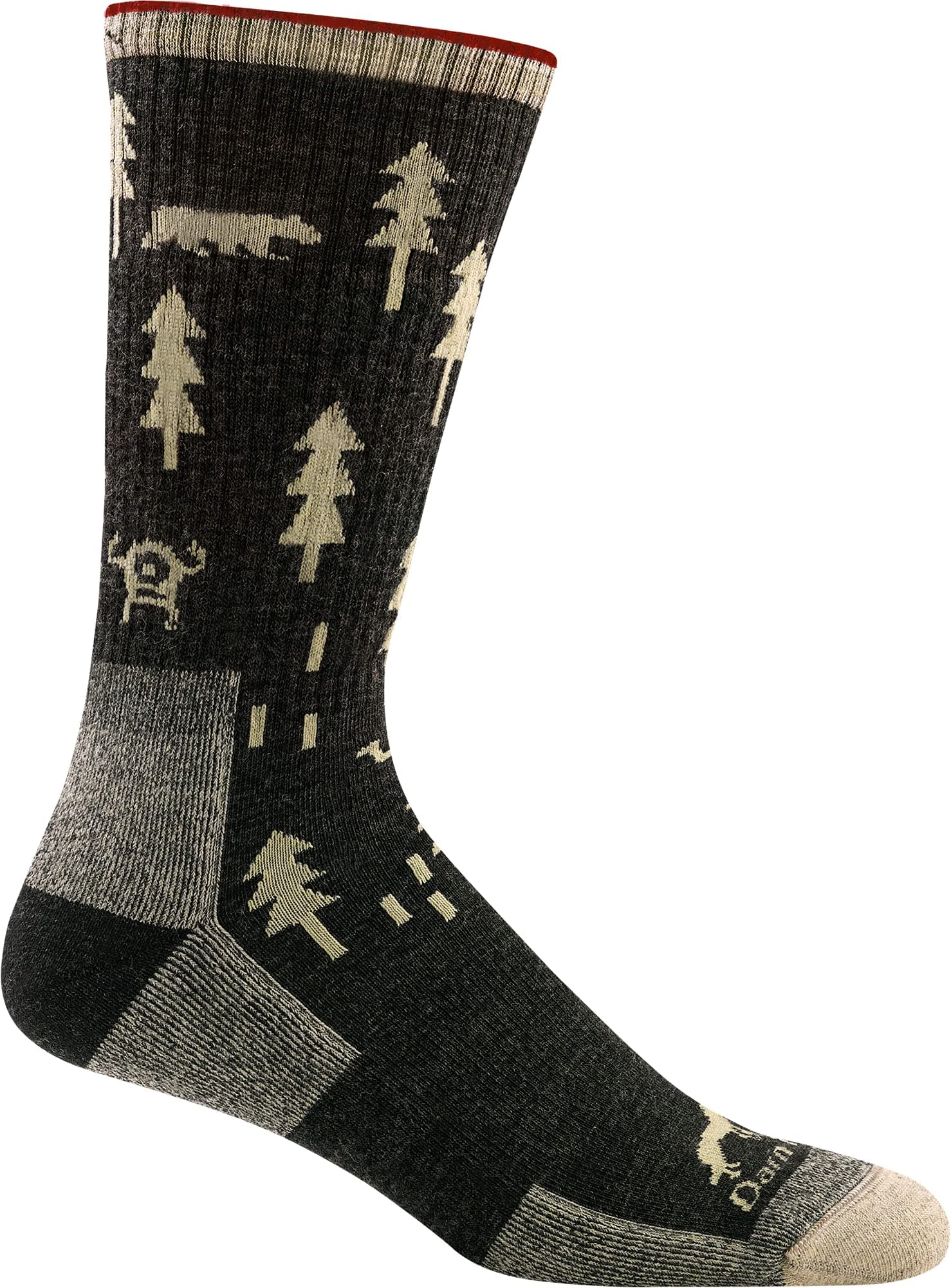 Darn ToughABC Boot Cushion Sock - Men's Black X-Large