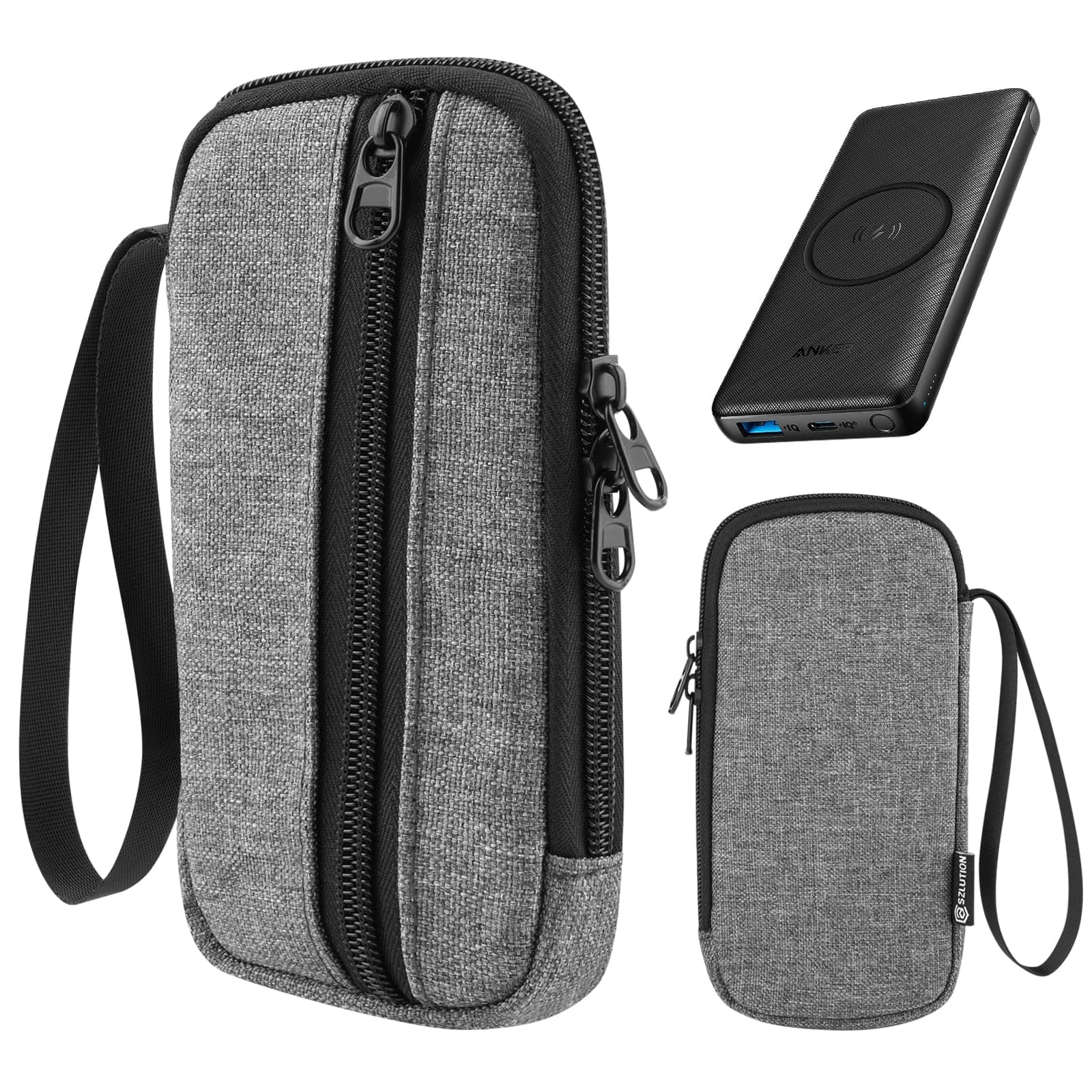 Travel Case for Anker Portable Charger 313, 523, 525 and PowerCore III 10K