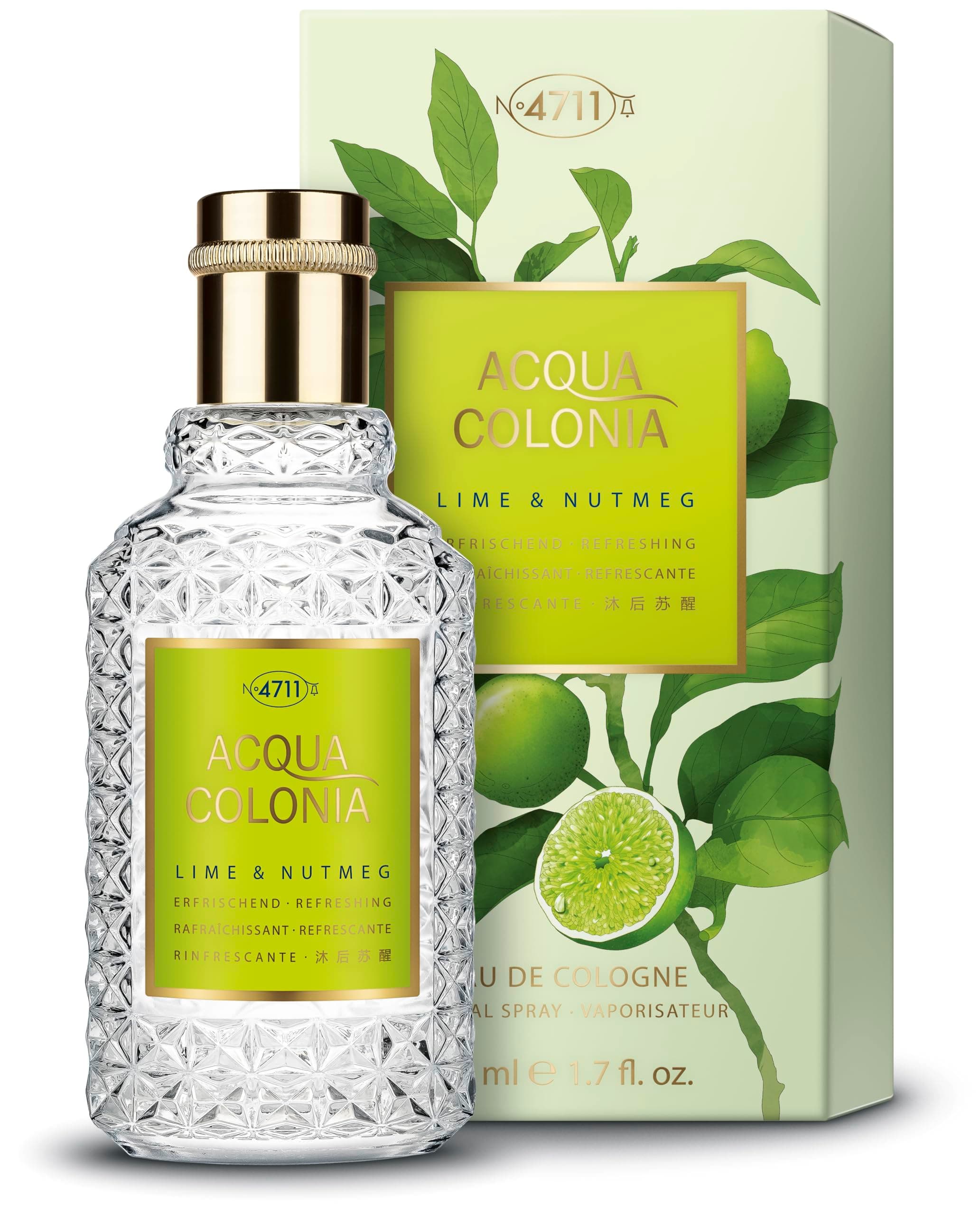 4711 Acqua Colonia Lime & Nutmeg Eau De Cologne Spray 50ml