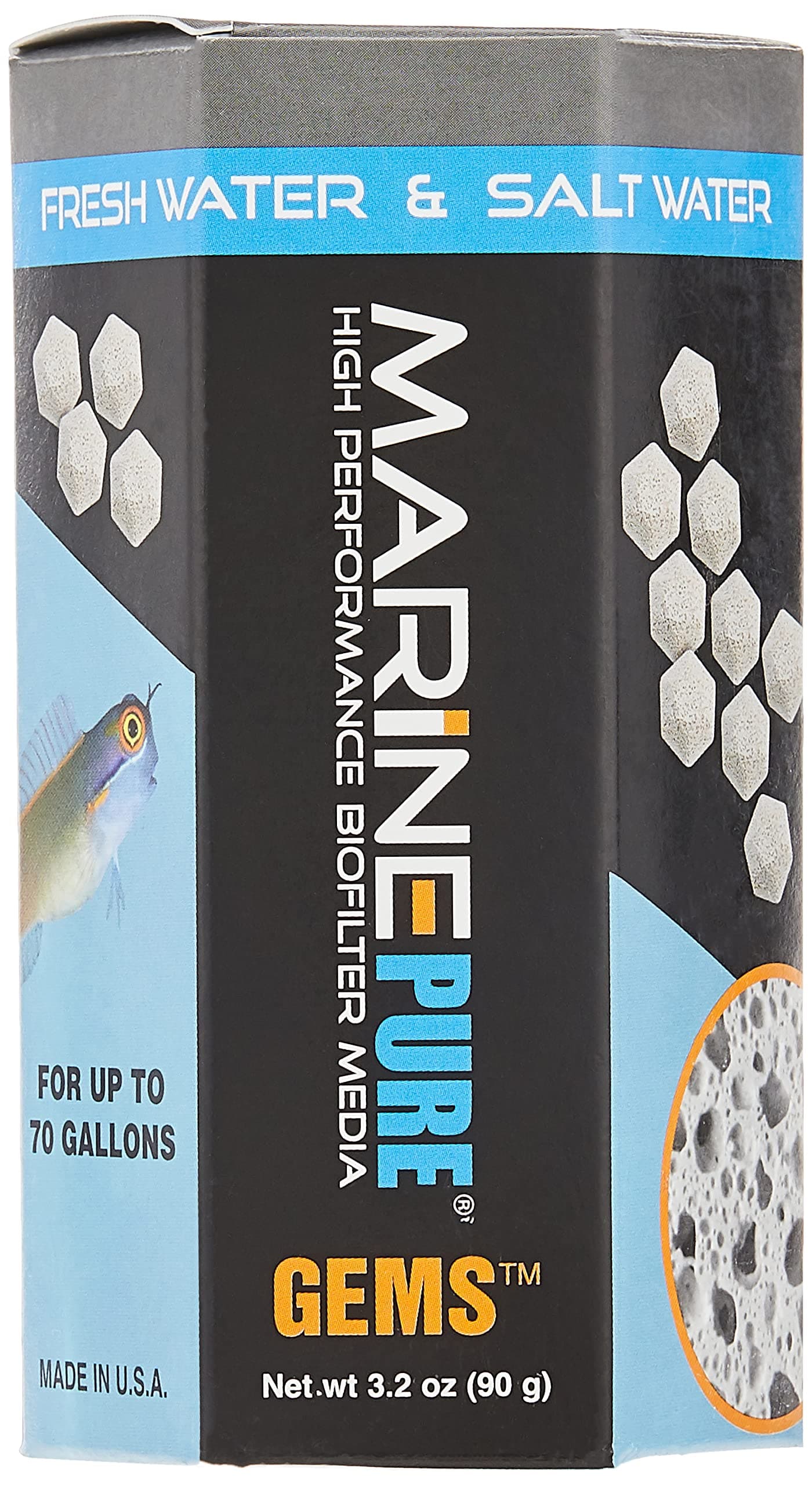 Marine Pure Biofilter Media Gems - 90g, Tan (905002)